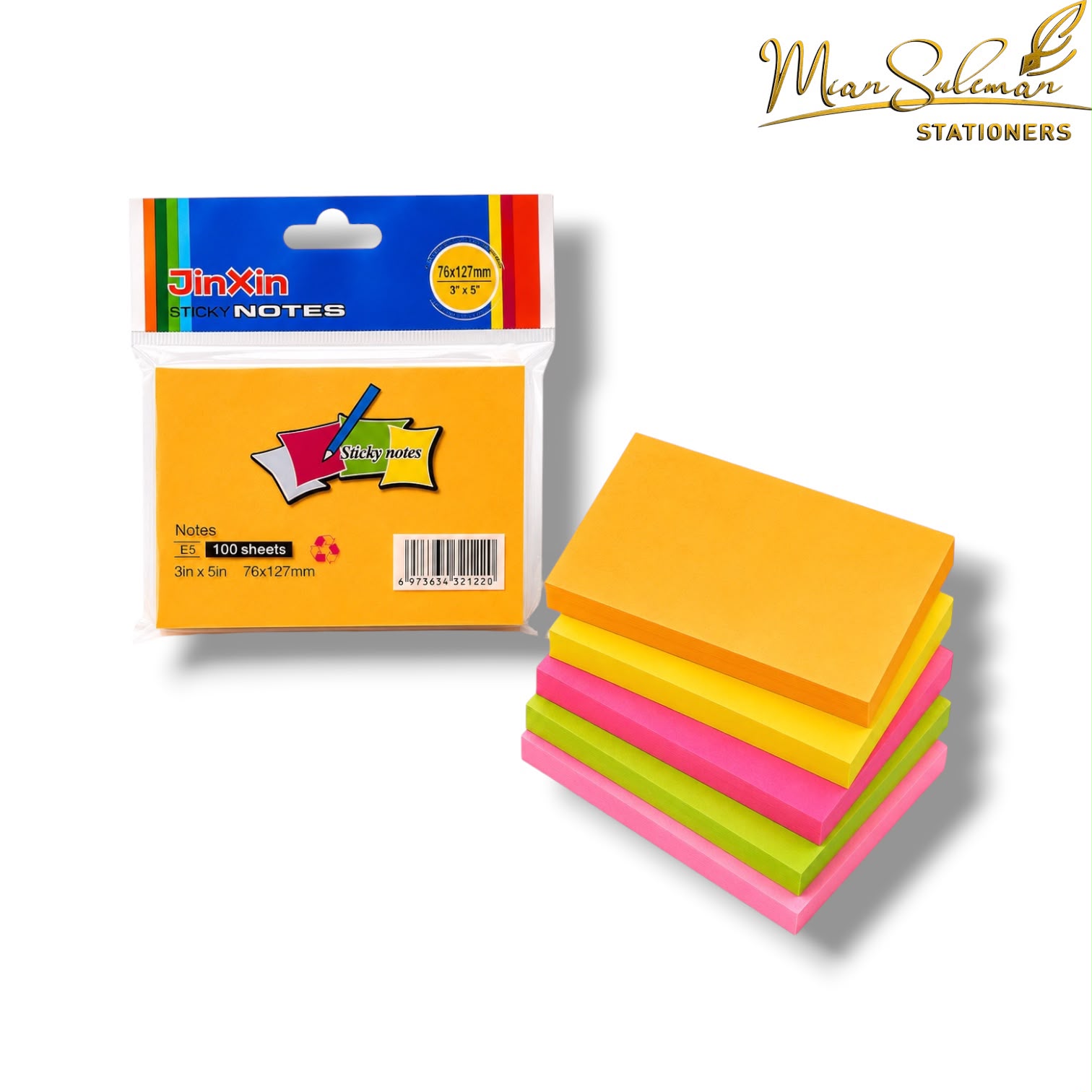 Sticky Notes 3x5Inches