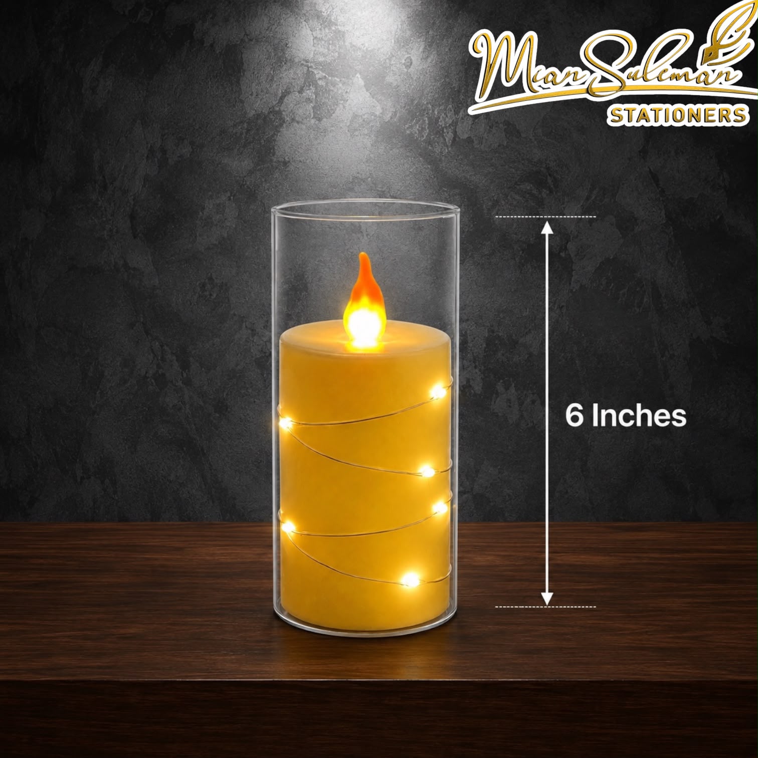 LED Decorative Candle Lamp 6 Inches