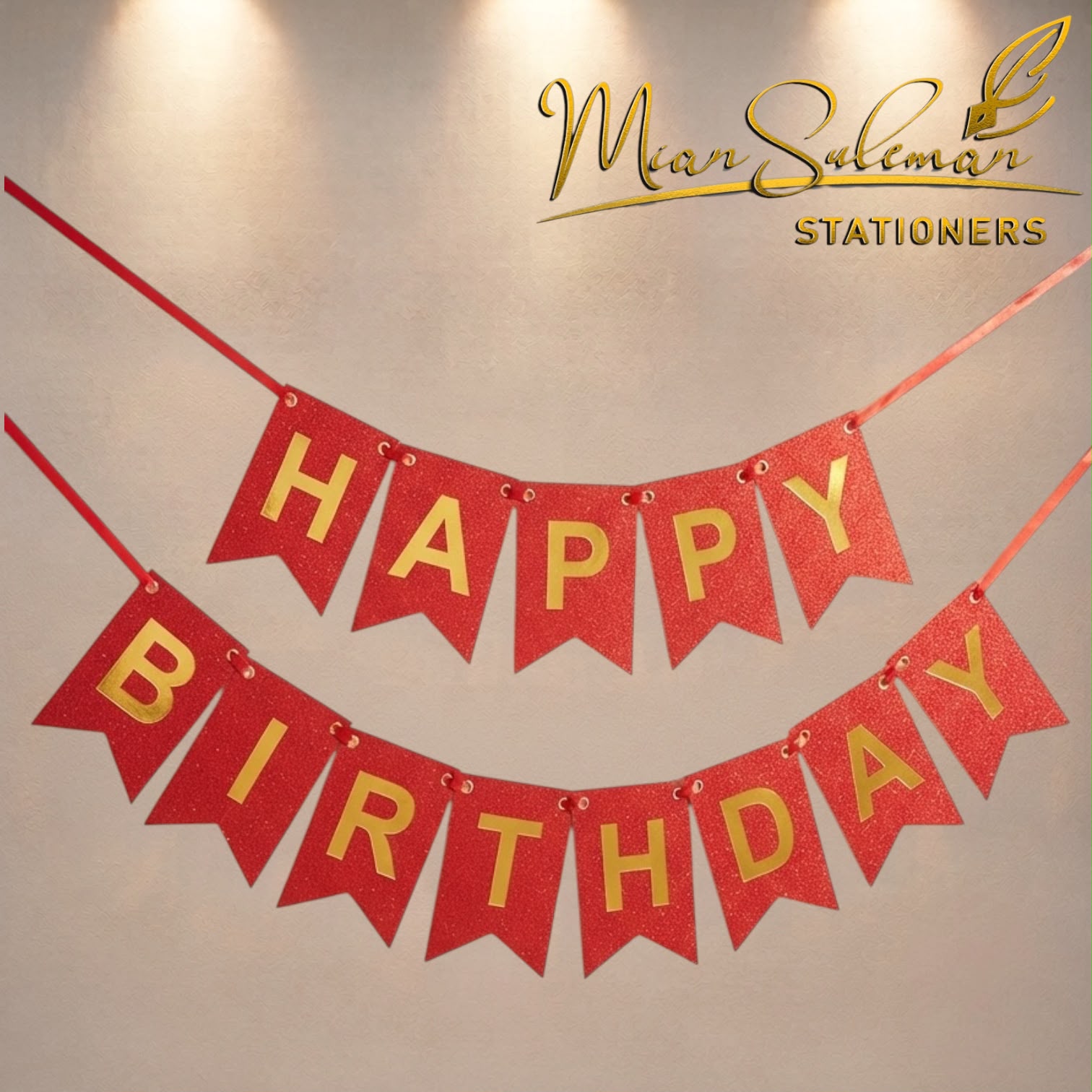 Happy Birthday Card Bunting Banner