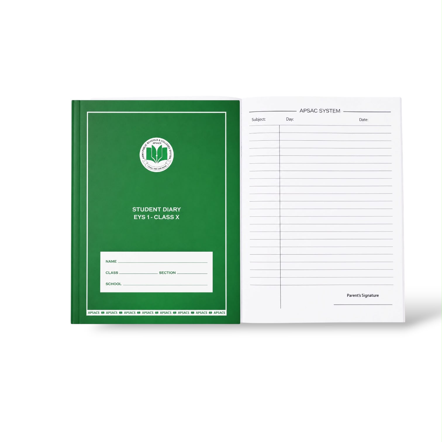 APSACS Homework Diary