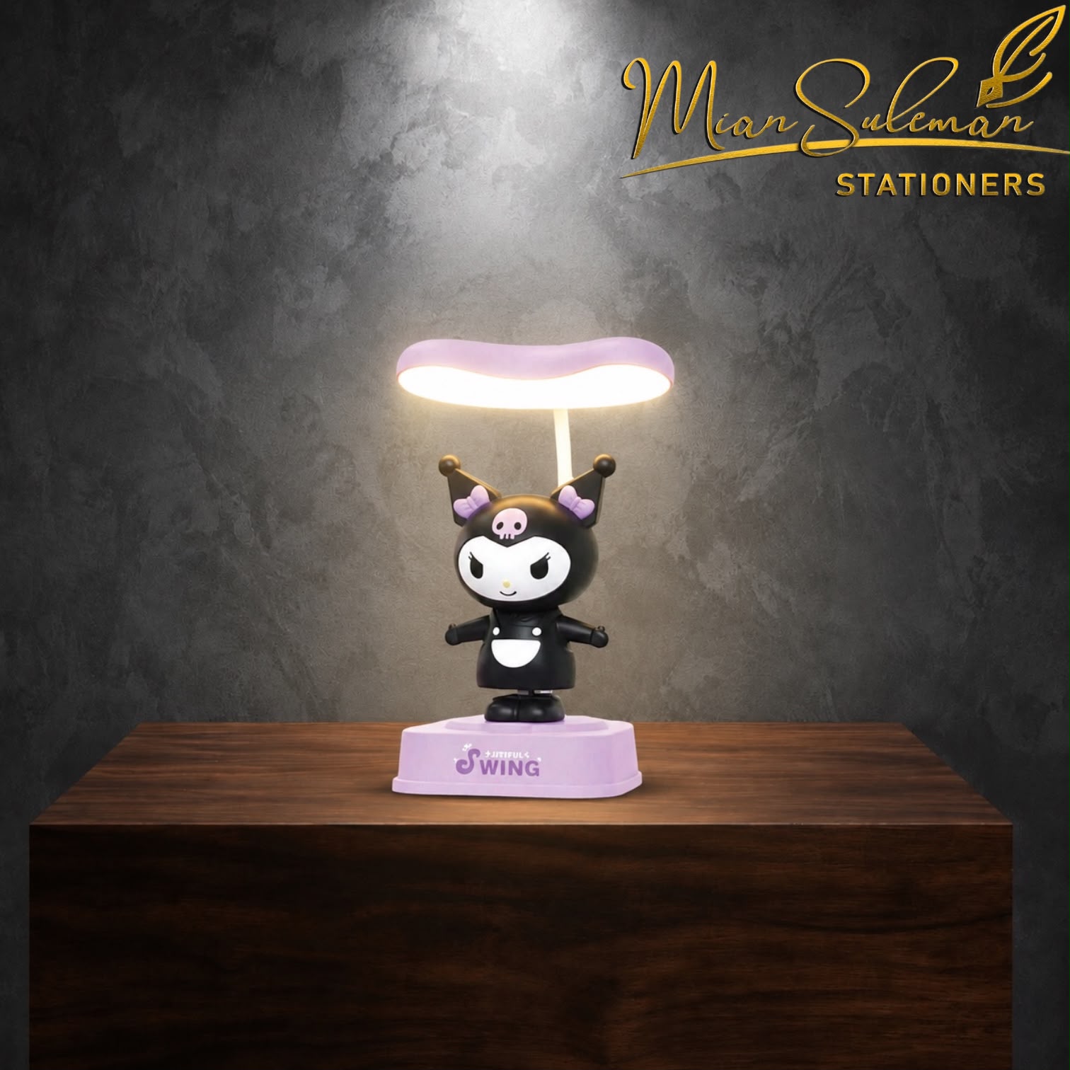 LED Kuromi Swing Desk Lamp