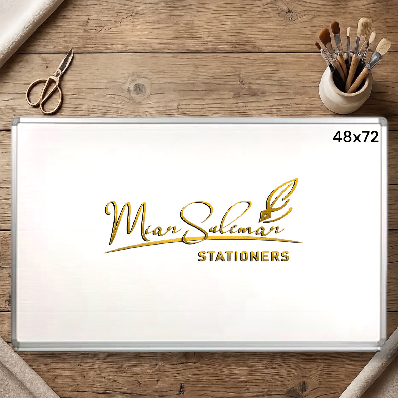 Dry-Erase White Board High-Quality 48x72 Inches