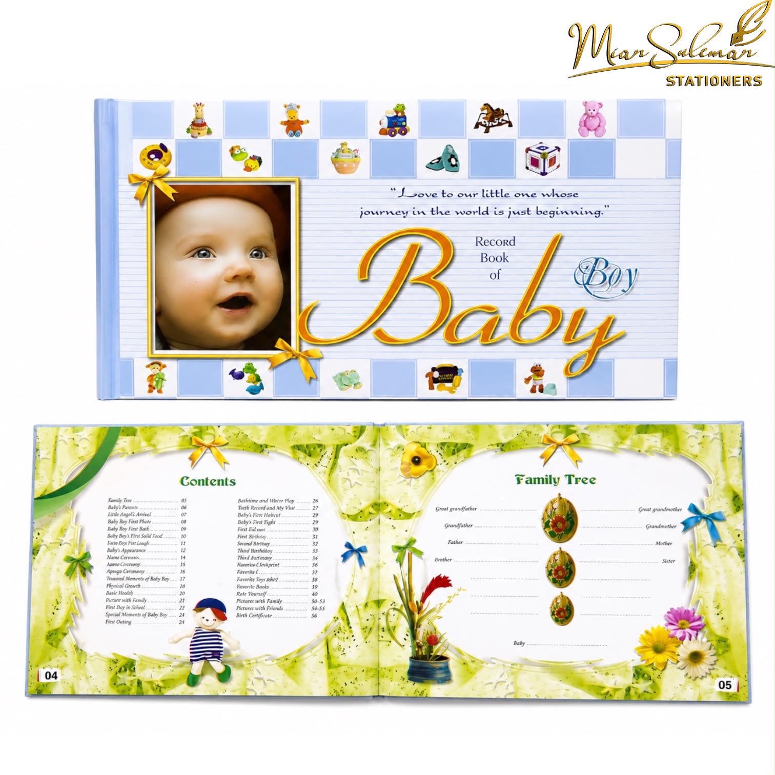 Premium Baby Record Book