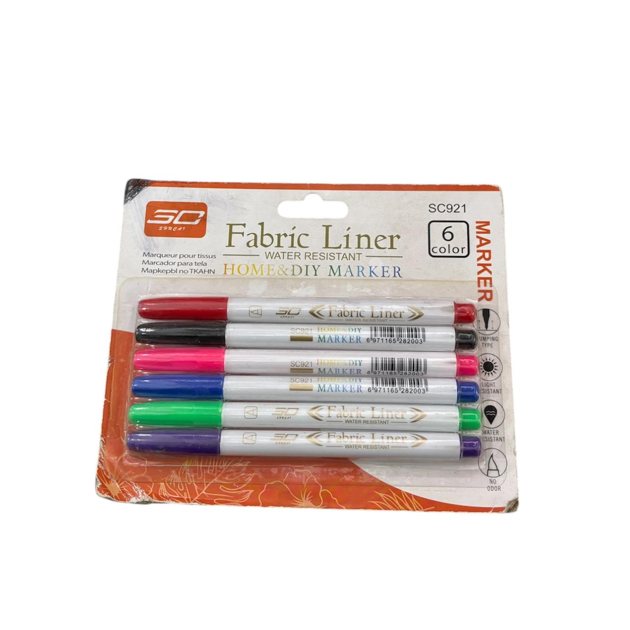 Fabric Liner water Resistant Pack Of 6pcs