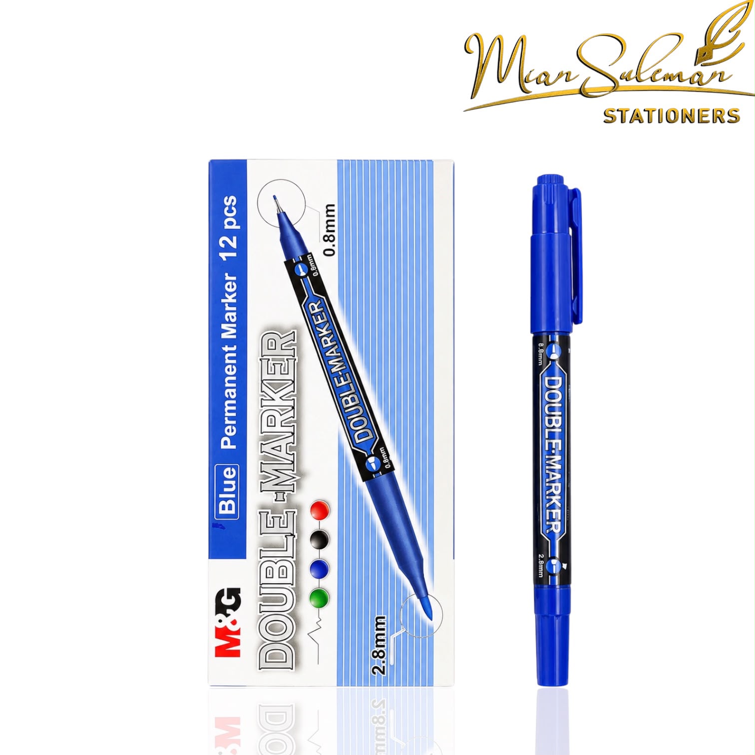 M&G Double Side Permanent Marker Single Pc