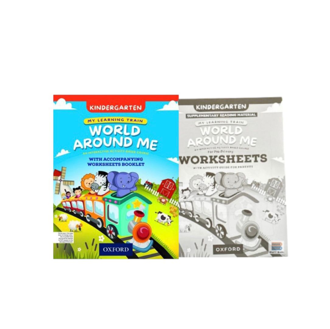 World Around Me Kindergarten with Work Sheet