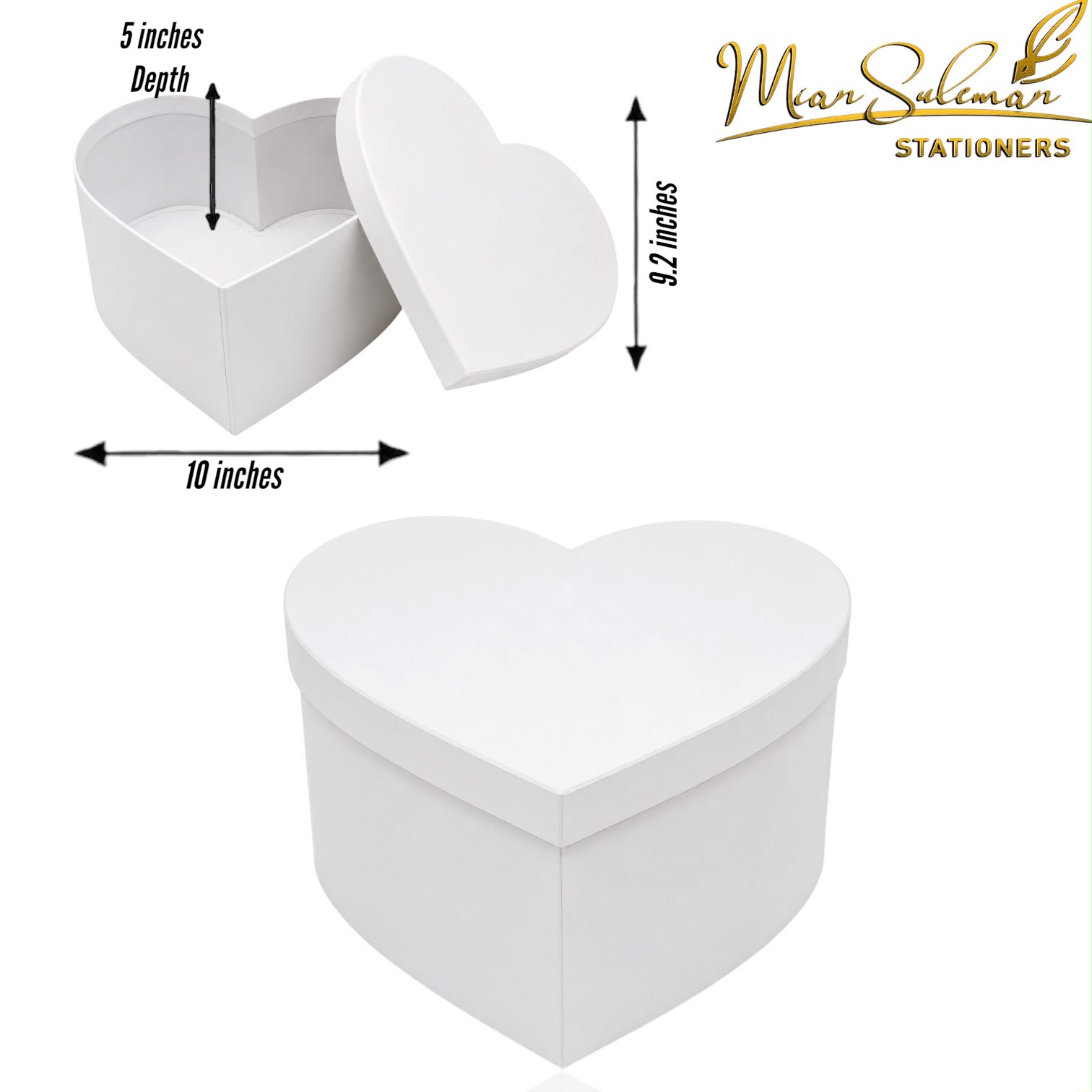 Heart Shaped Premium Quality Gift & Favor Box