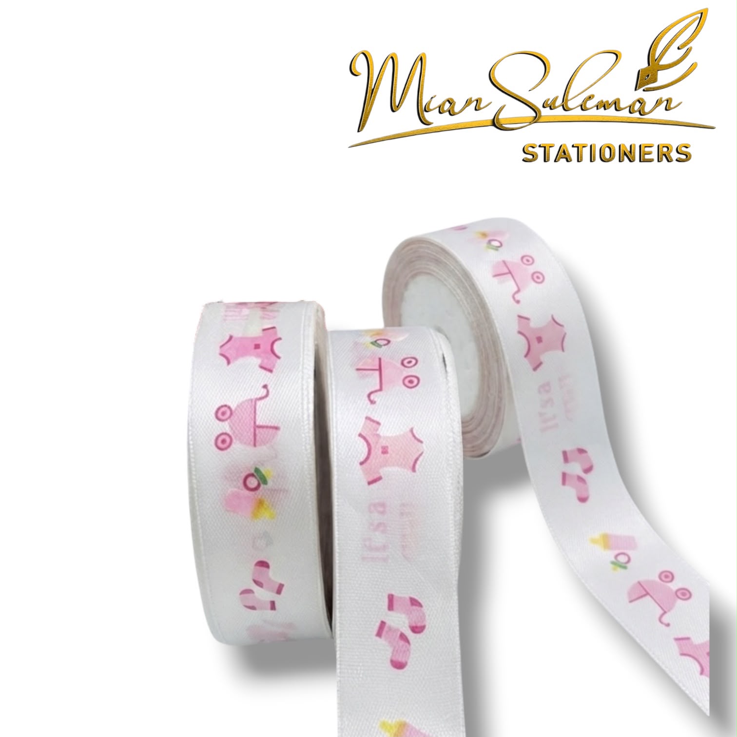 Its a Girl Ribbon 1 inch Roll