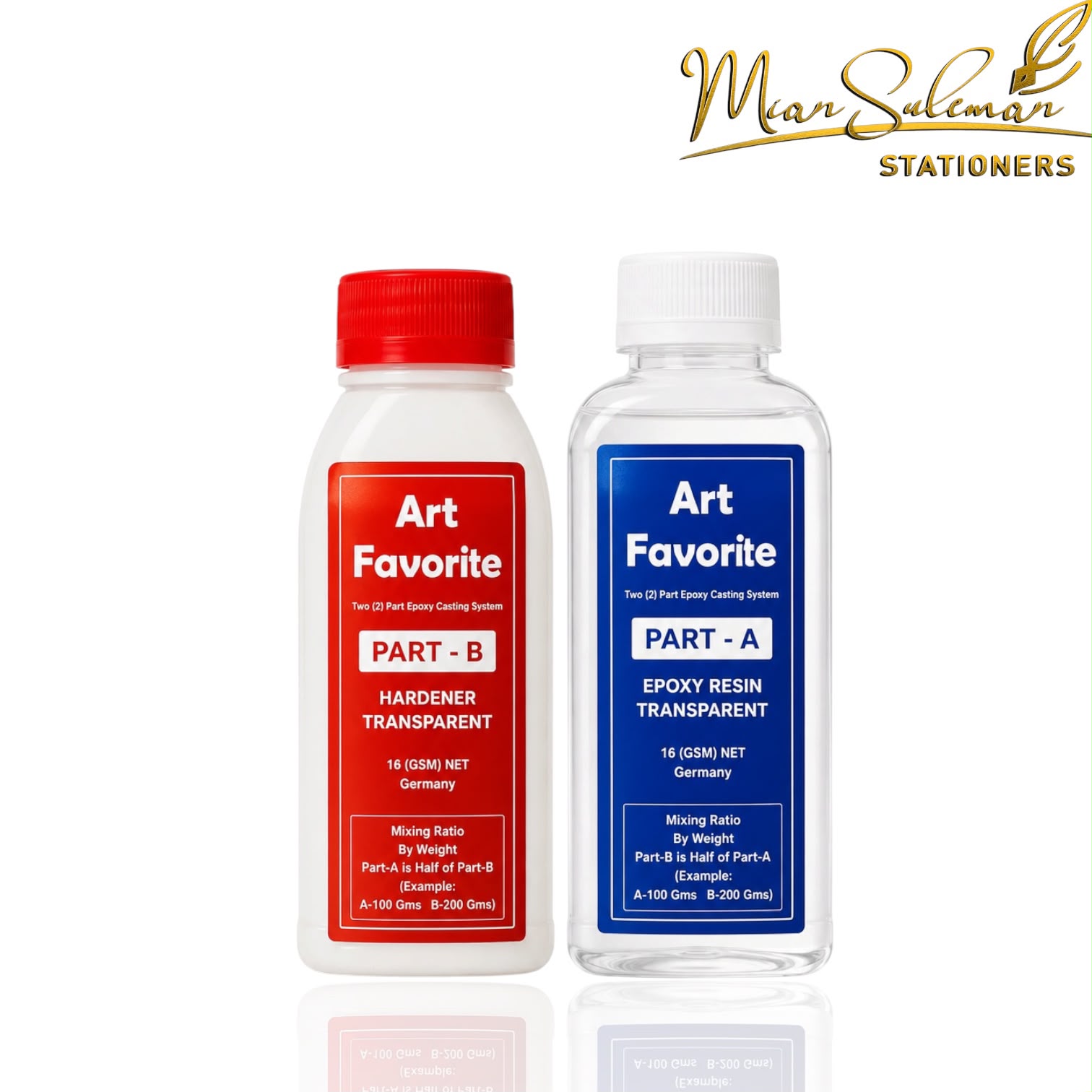 Epoxy Resin 150GSM Bottles Set