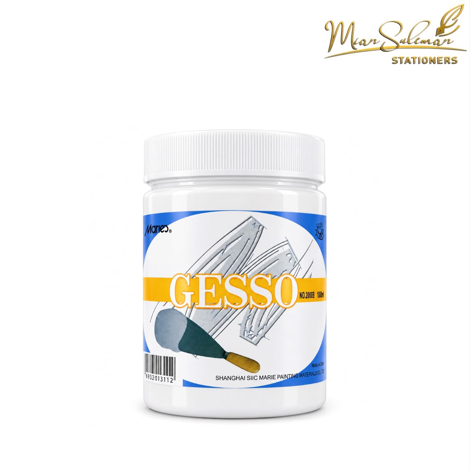 Maries White Acrylic Gesso 500ml