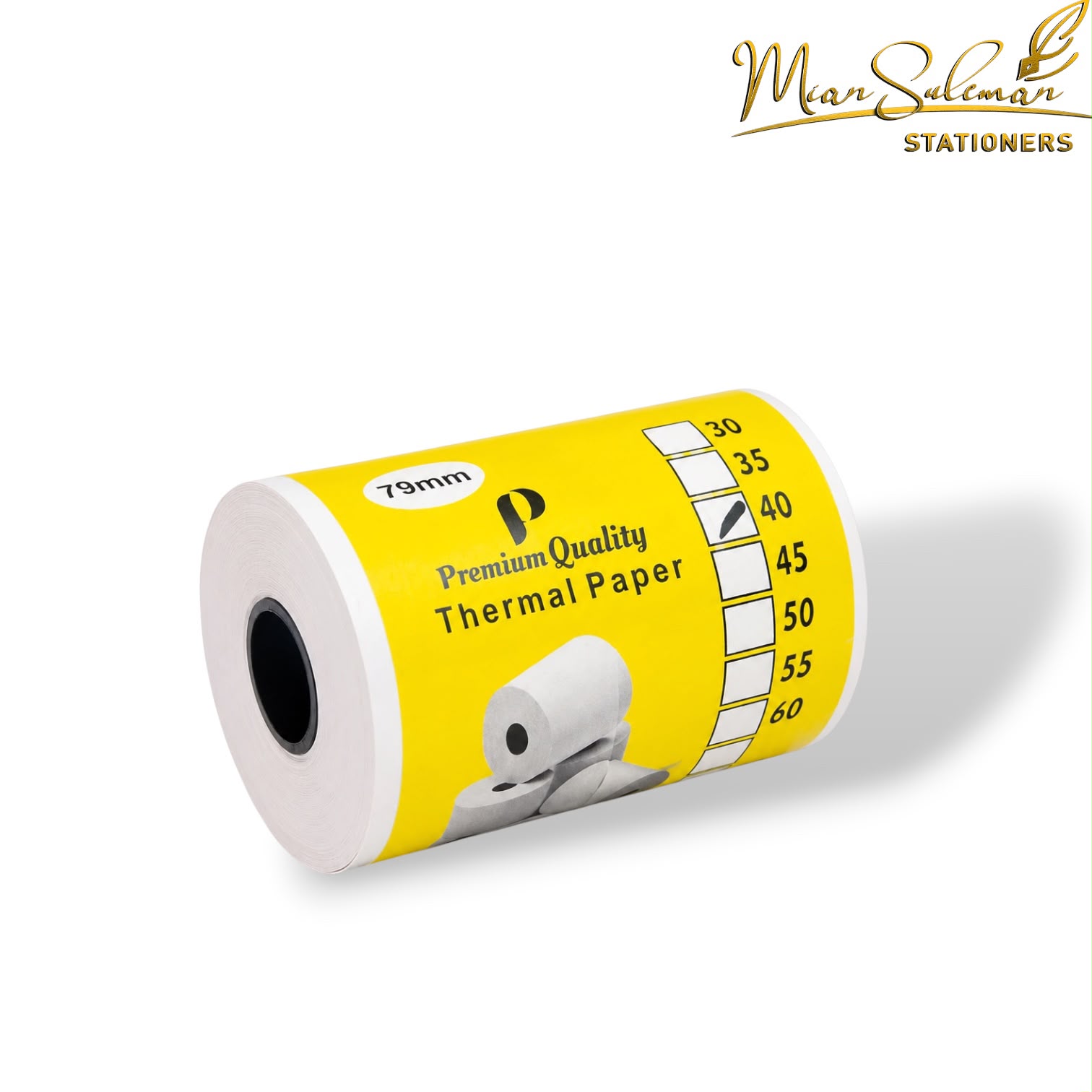 Thermal Paper Billing Roll 3 Inch Width Length 40 Meter