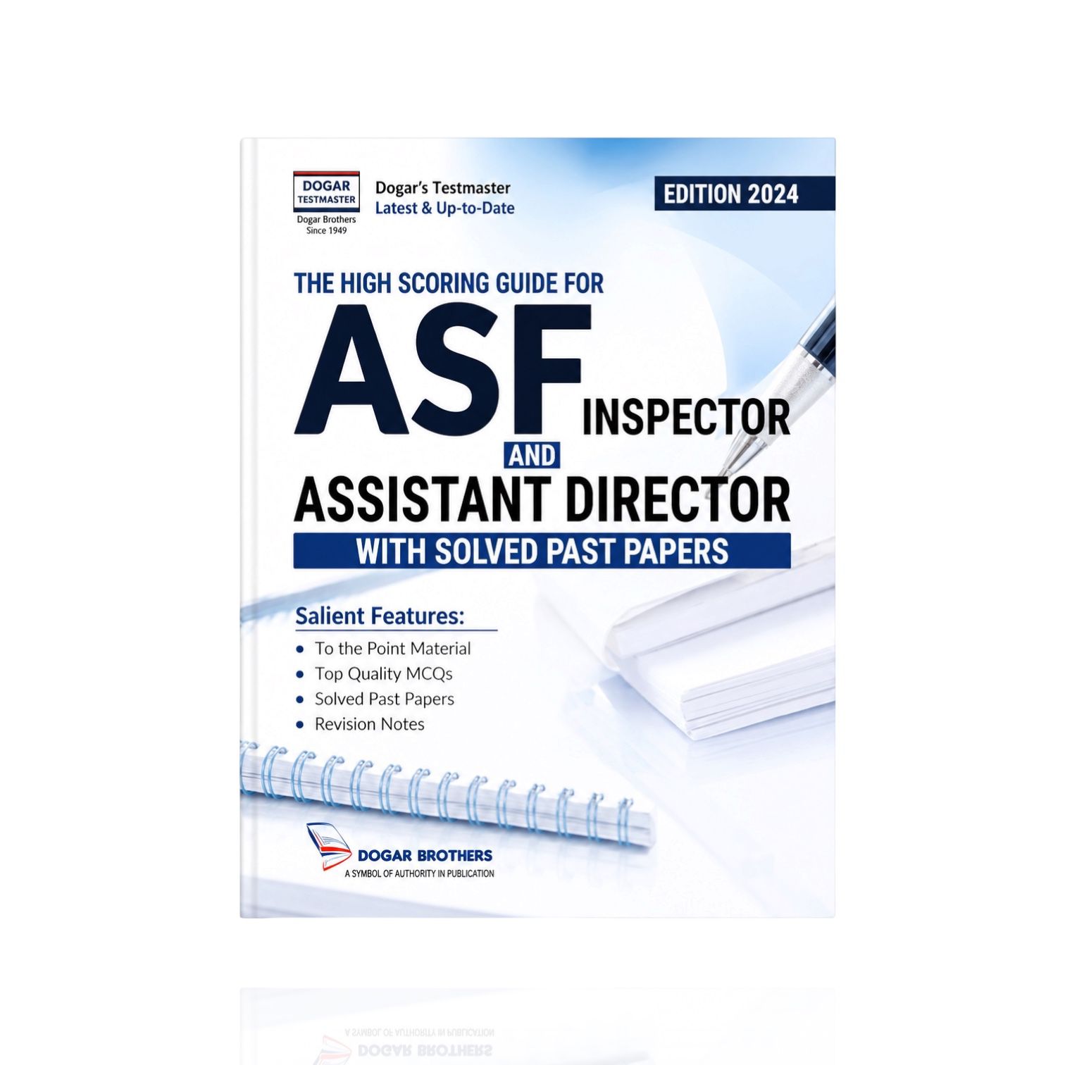 ASF Inspector Assistant Director With Solved Past Paper
