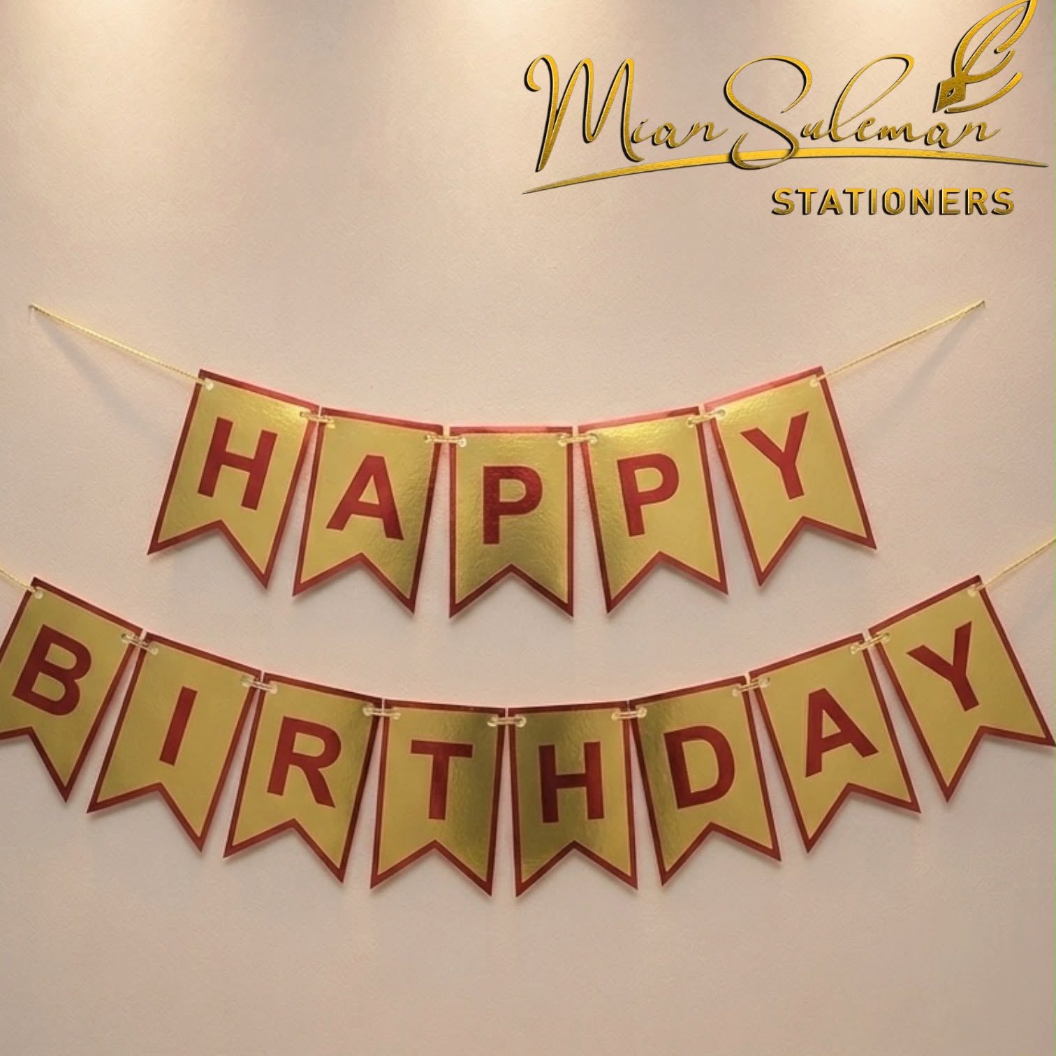 Happy Birthday Card Bunting Banner