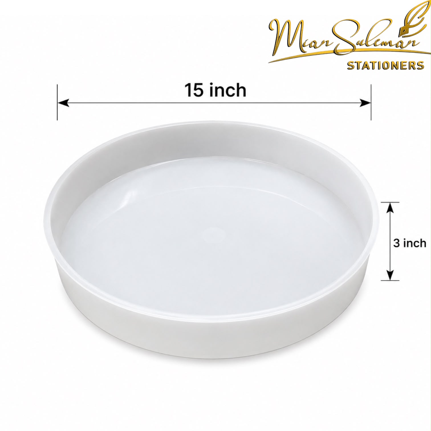 Round Shape Mold 15/15 Inch,Depth 3inches For Resin
