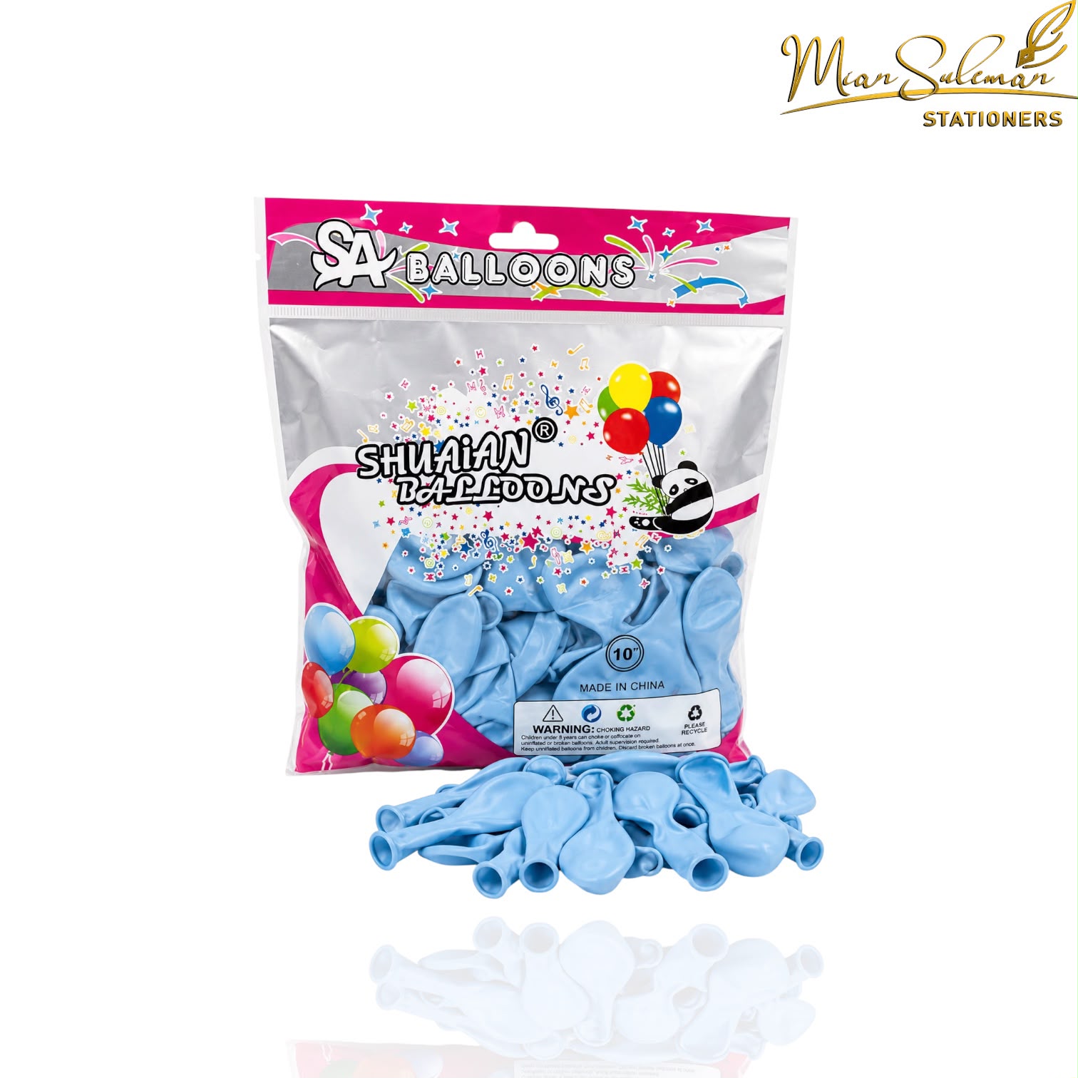 Metallic Shuaian Balloons Pack Of 100 Pcs
