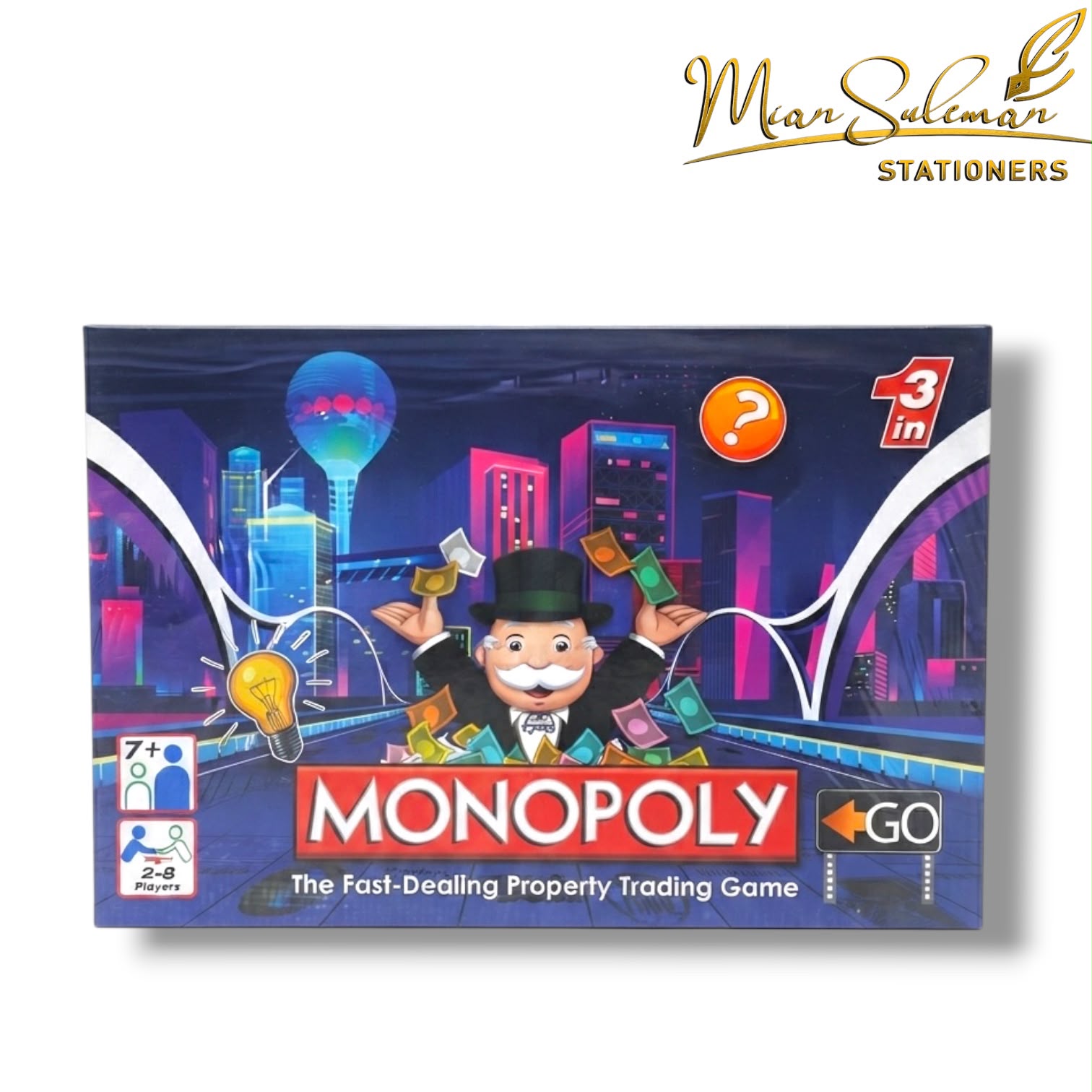 3-in-1 Monopoly Fast Dealing Property Trading Game