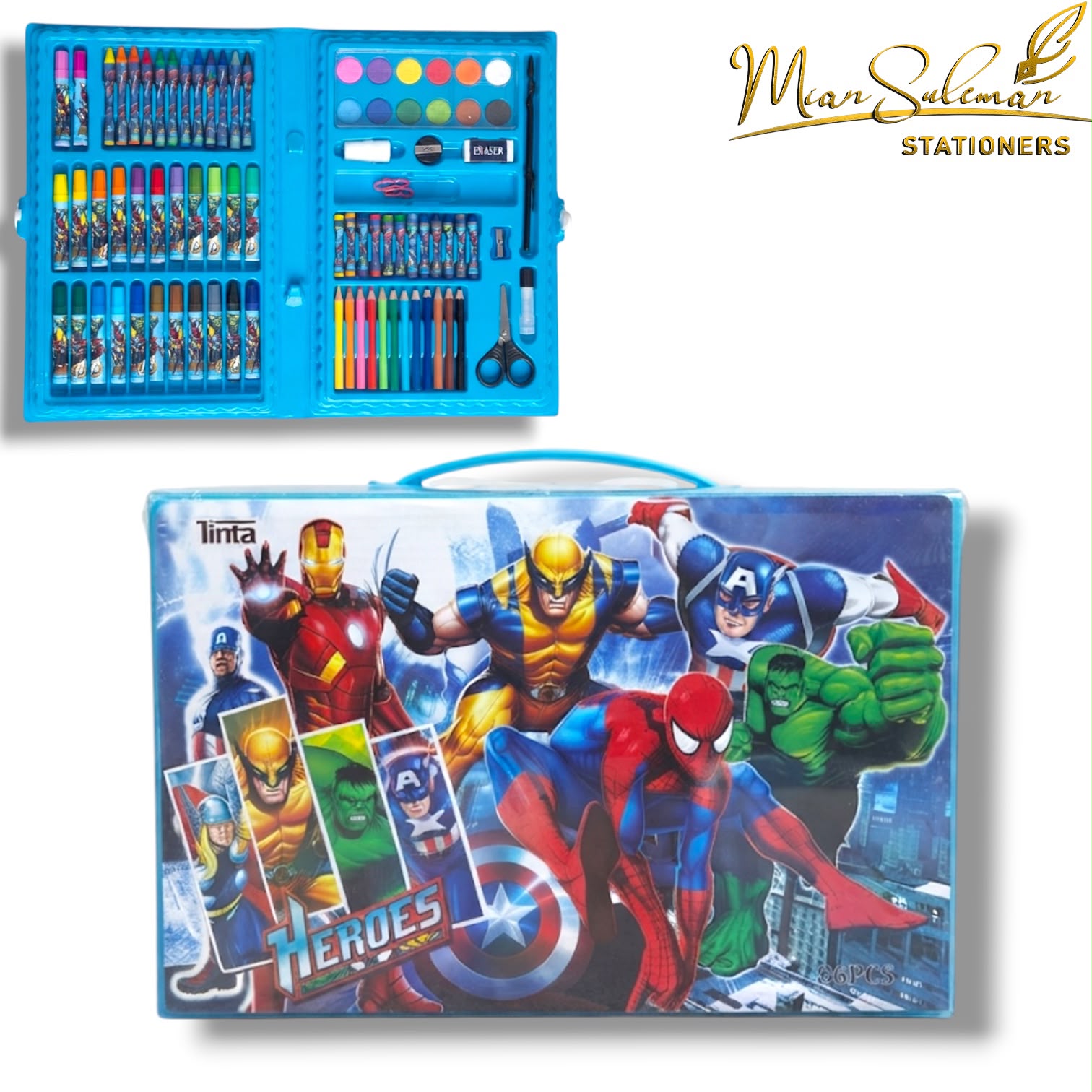 Yeh Marvel Super Heroes Kids Art 36 Pcs Set