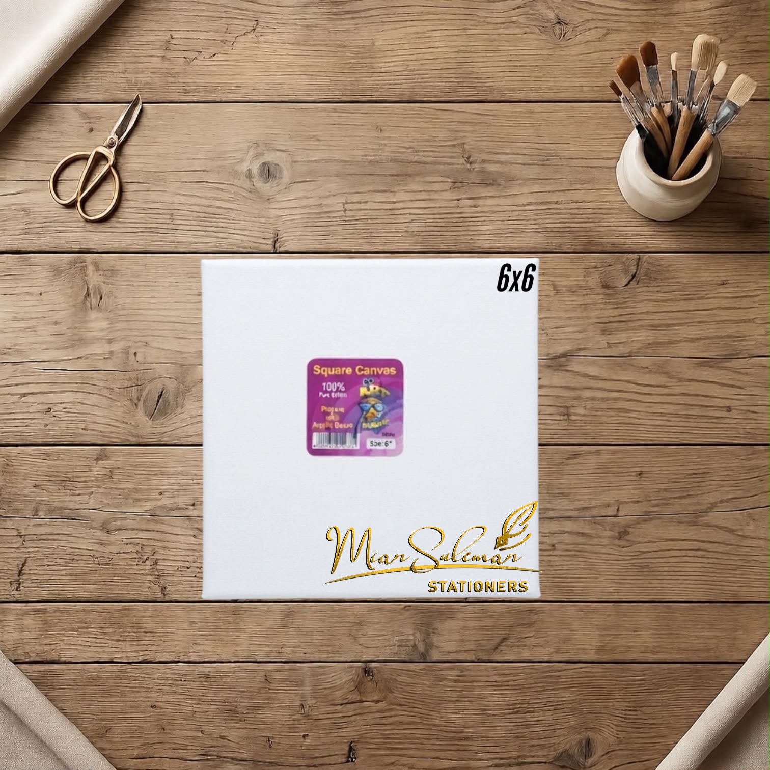 Mini Rectangular Canvas Board Fine Quality 6x6 Inches