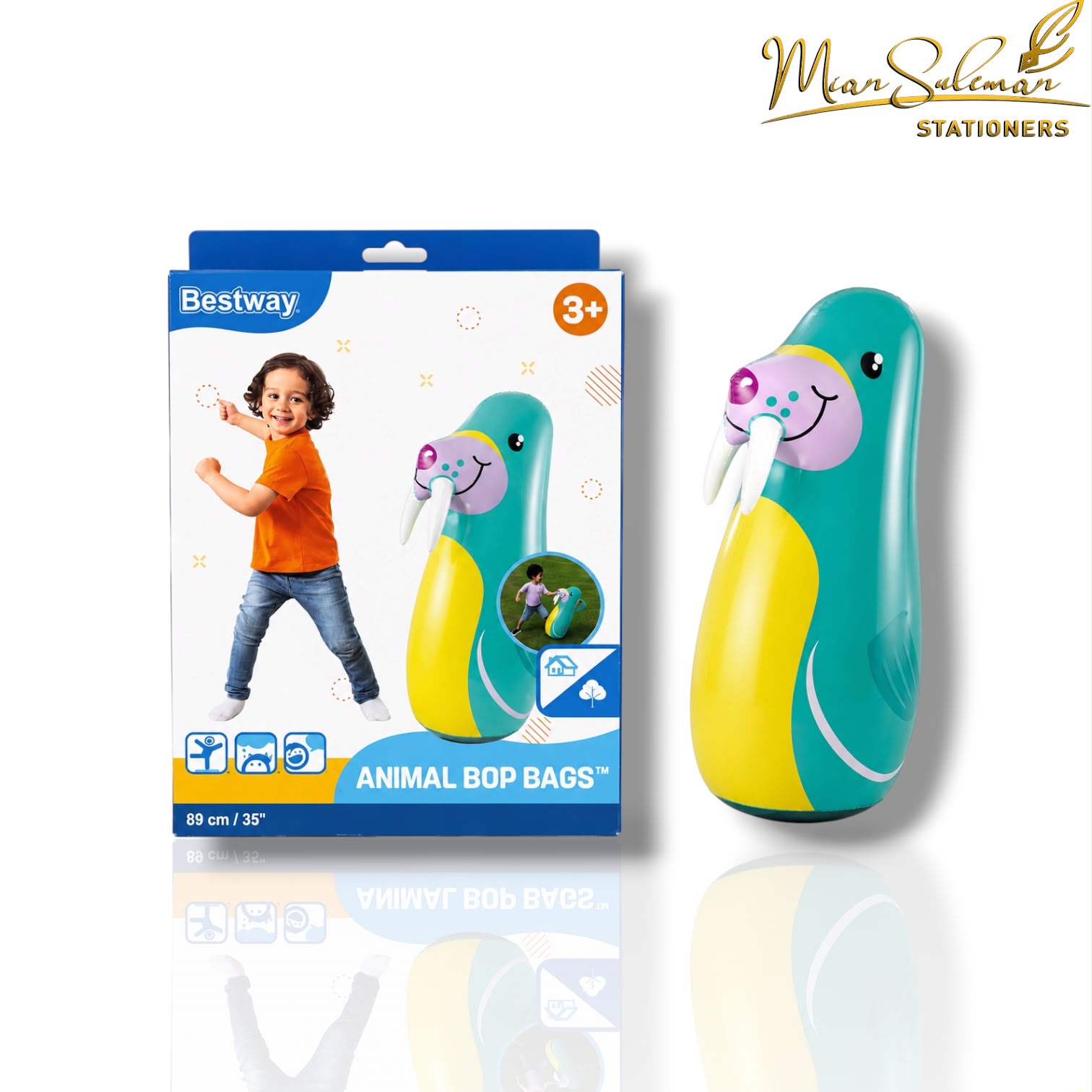Bestway Inflatable Penguin Inflatable Animal Bop Bag