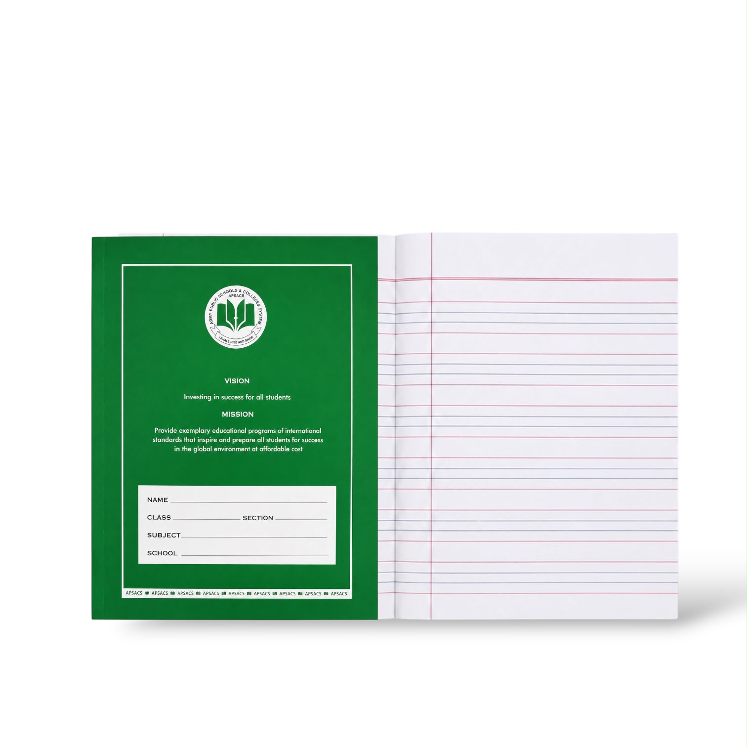 APSACS Four Line Broad Copy Small
