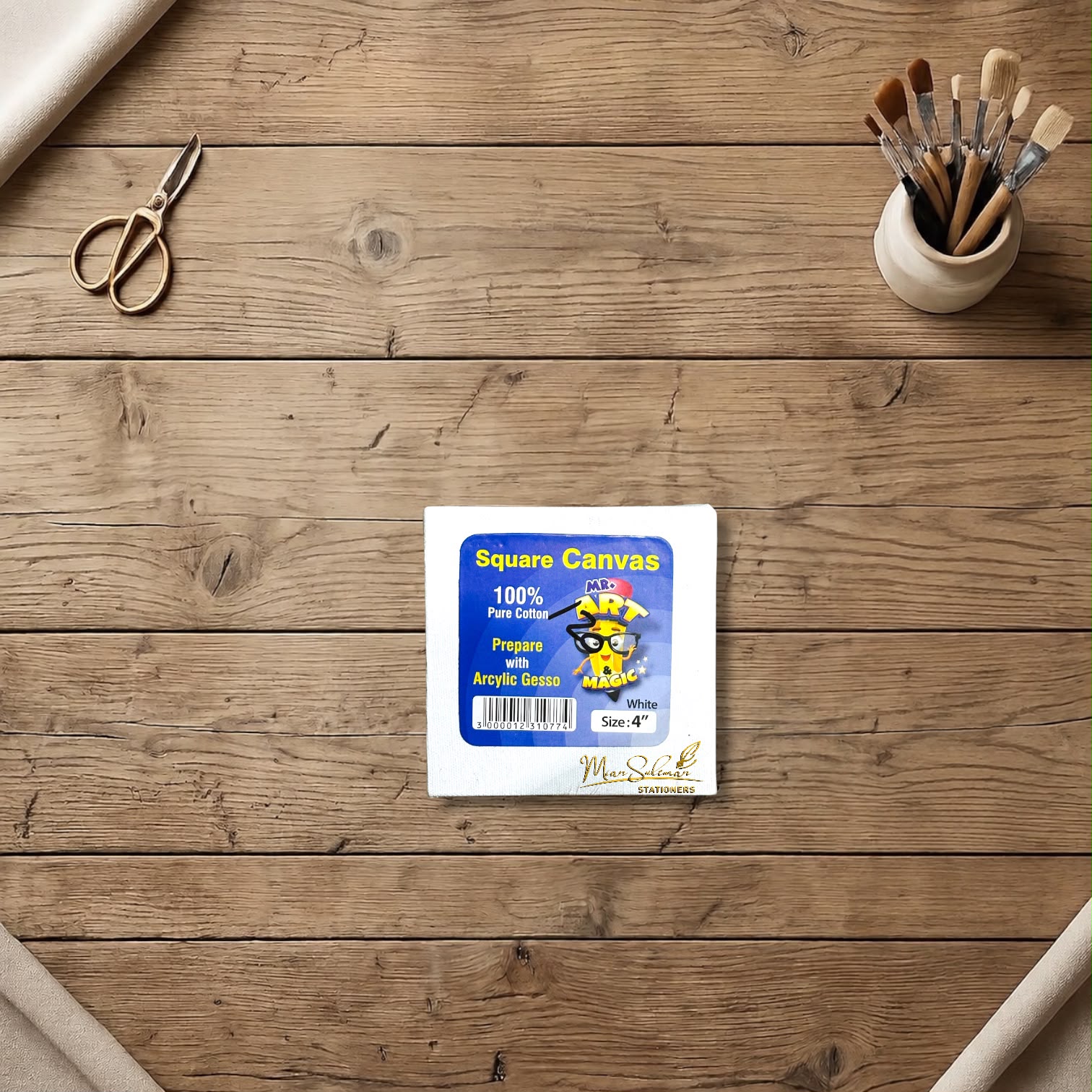 Mini Rectangular Canvas Board Fine Quality 4x4 Inches