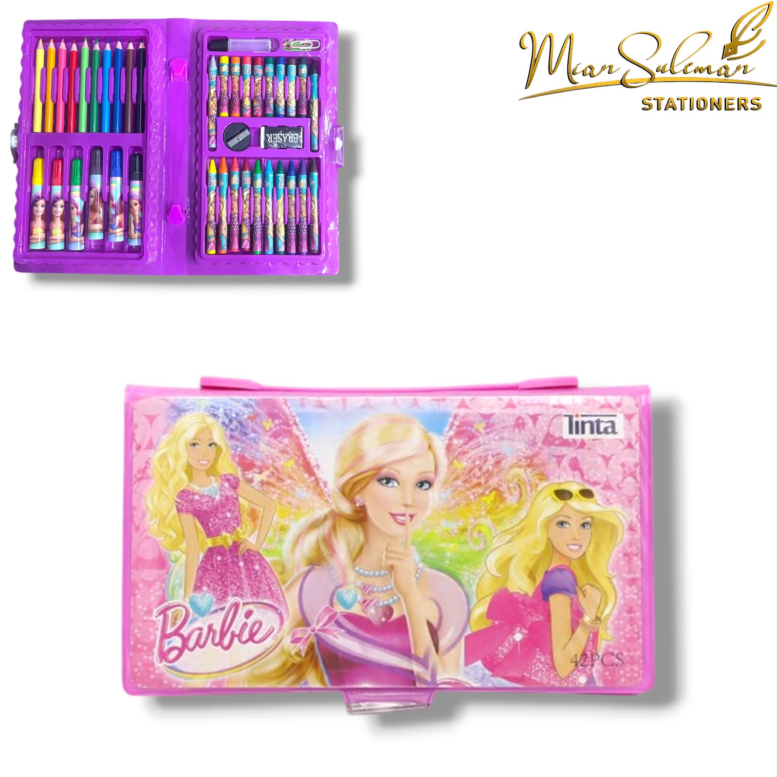 Yeh Barbie Multi Colouring Art Kit 42 Pcs Set
