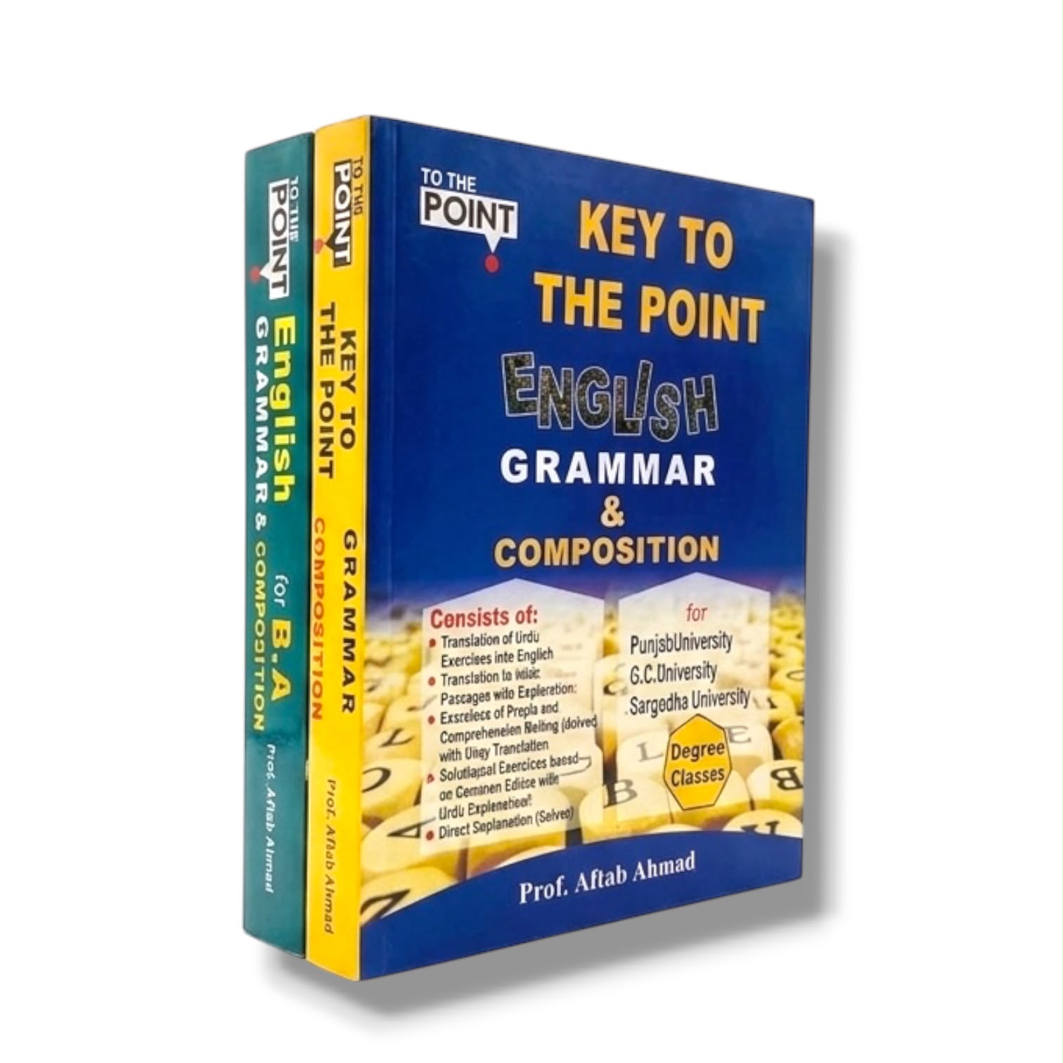 Key To The Point English Grammar & Composition Set By Prof Aftab Ahmad