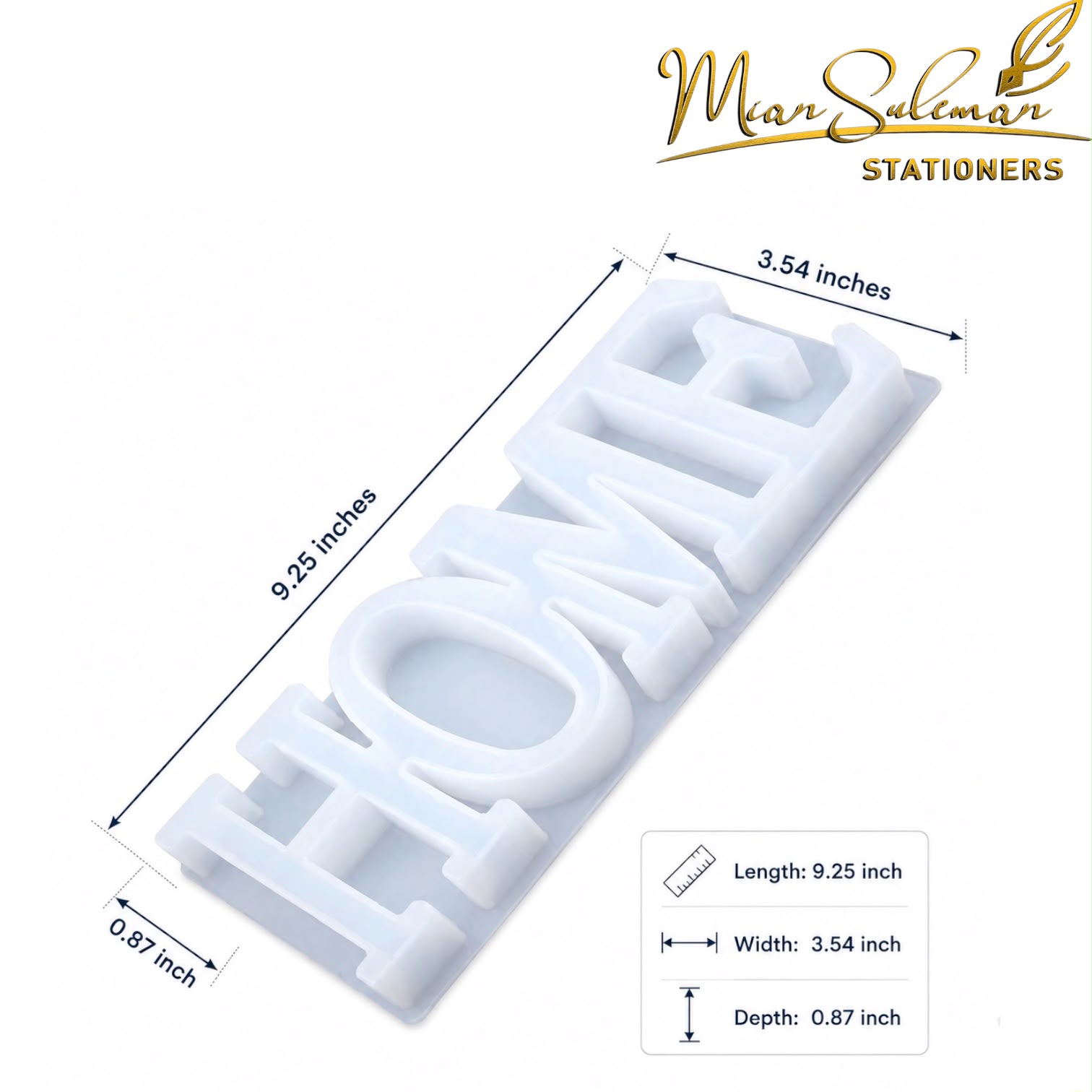 Home Style Mold For Resinn & Candle Art