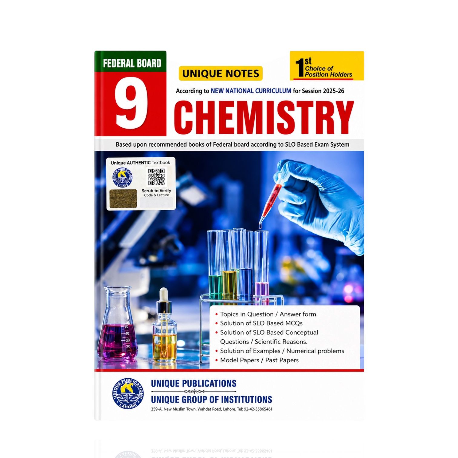 Unique Notes Federal Chemistry Class-9
