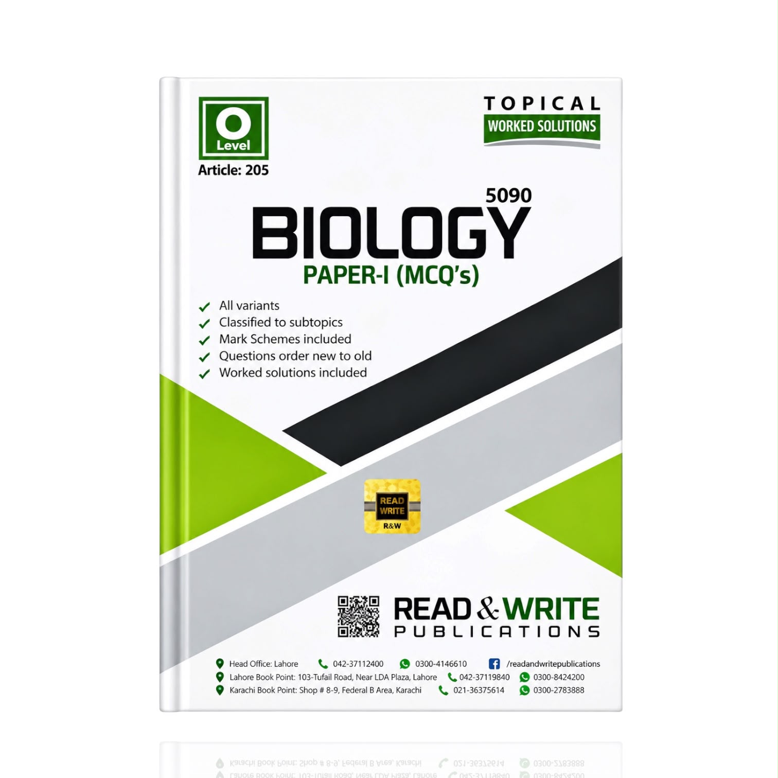 Read & Write Biology O level Paper-1(MCQ)