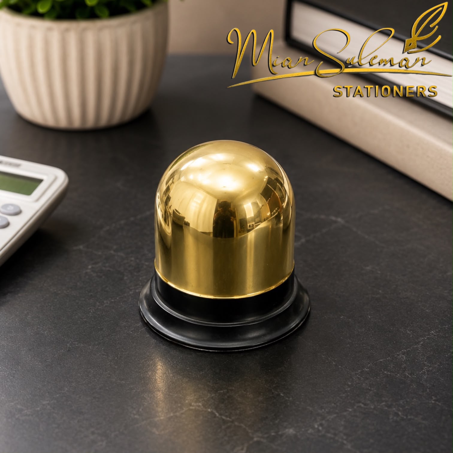 Golden Bell Shaped Paper Weight