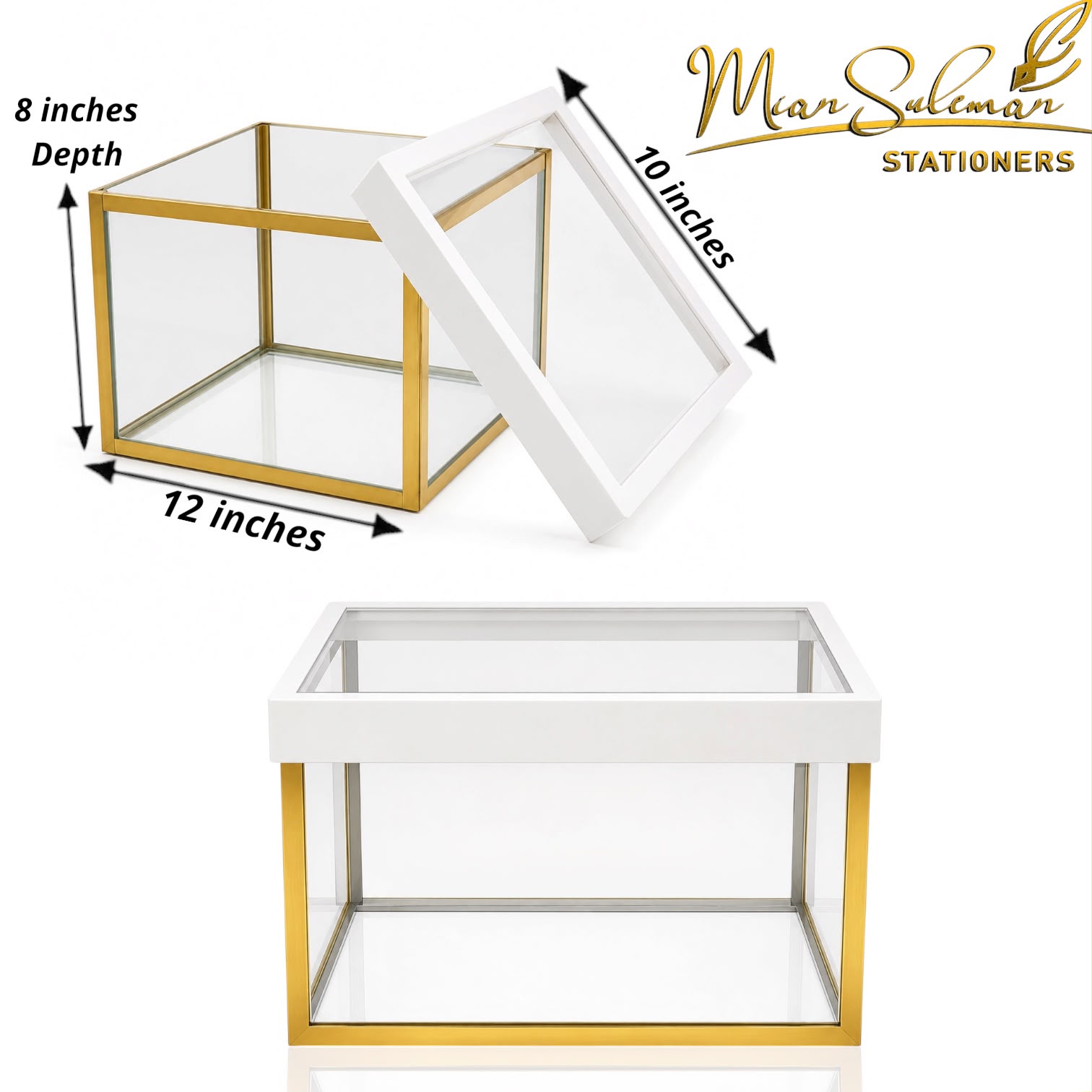 Premium Acrylic Glass Case Display Box