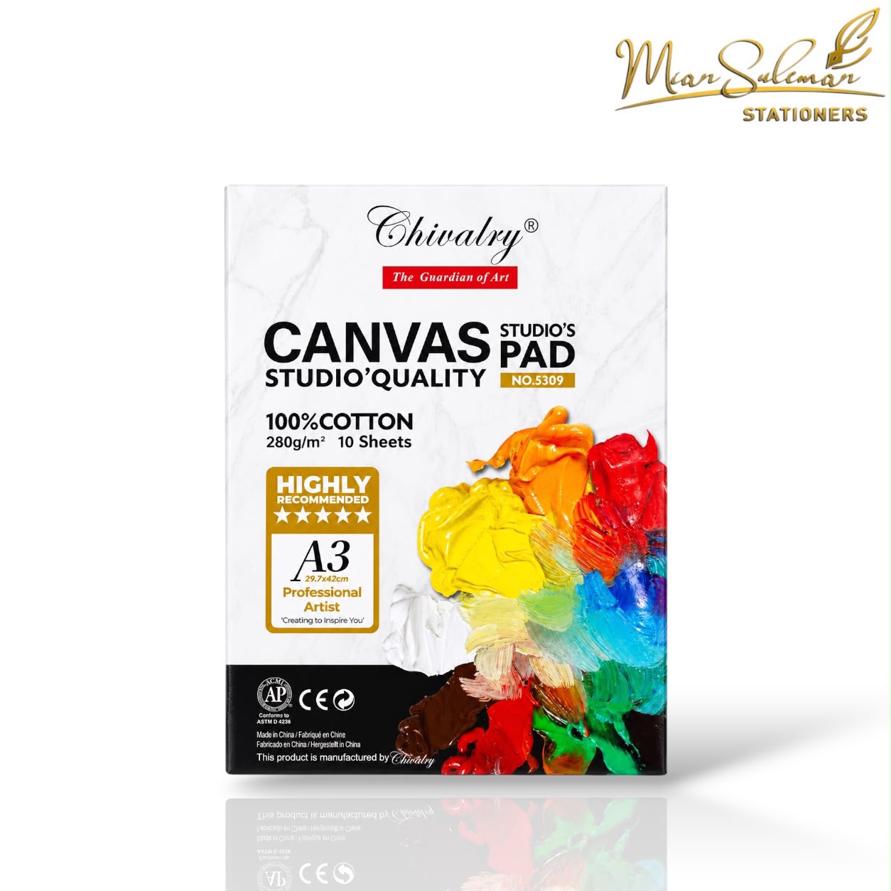 Canvas Studio Pad 10 Sheet A3 Size