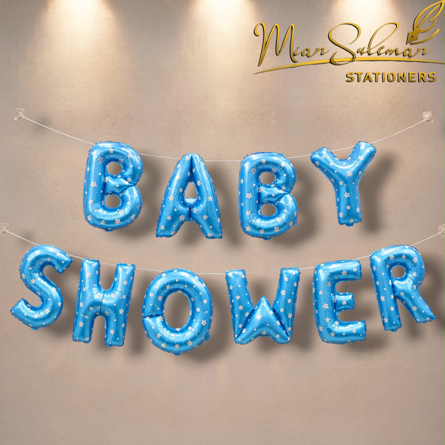 Baby Shower Foil Balloons Banner