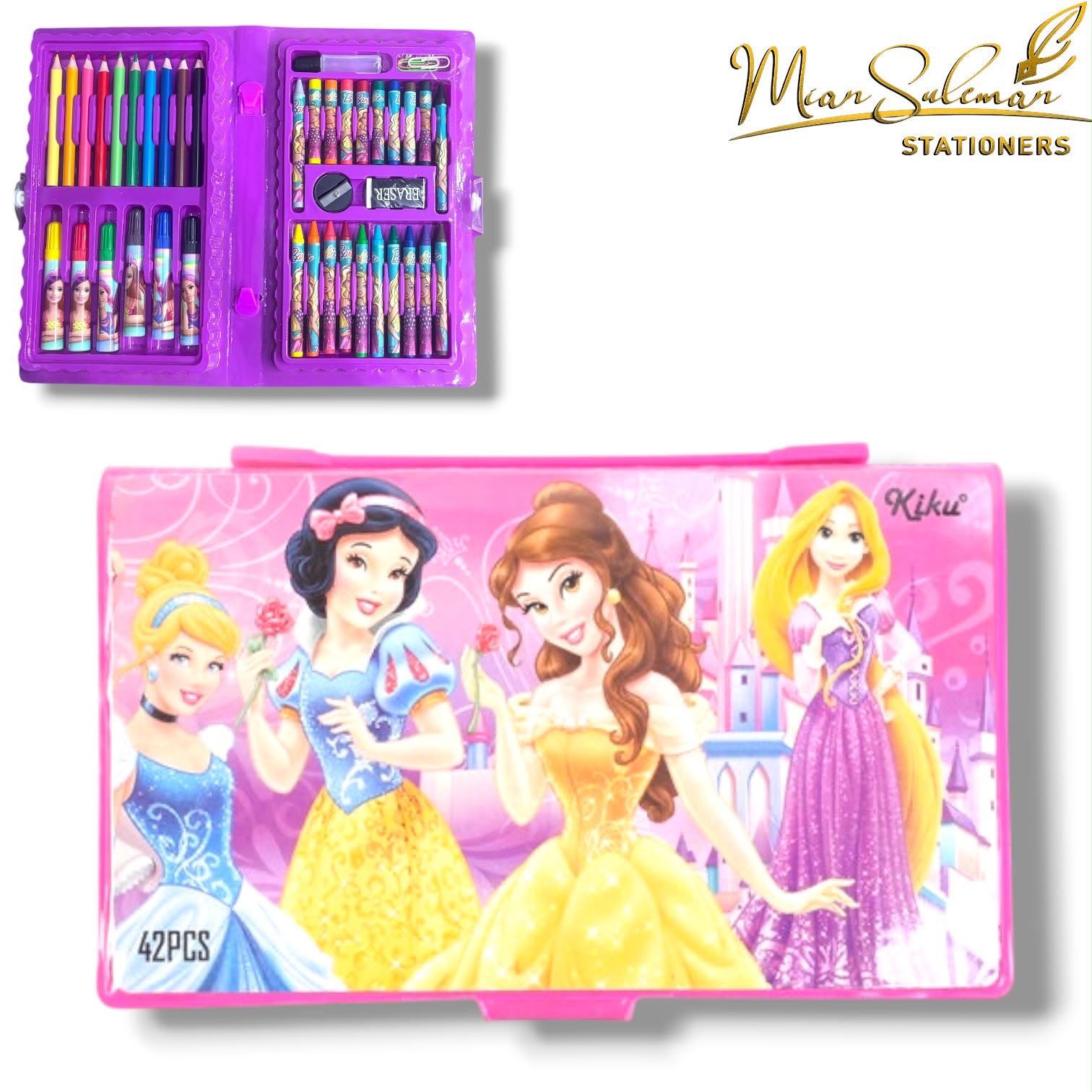 Yeh Disney Princess 42 Pcs Art & Coloring Kit