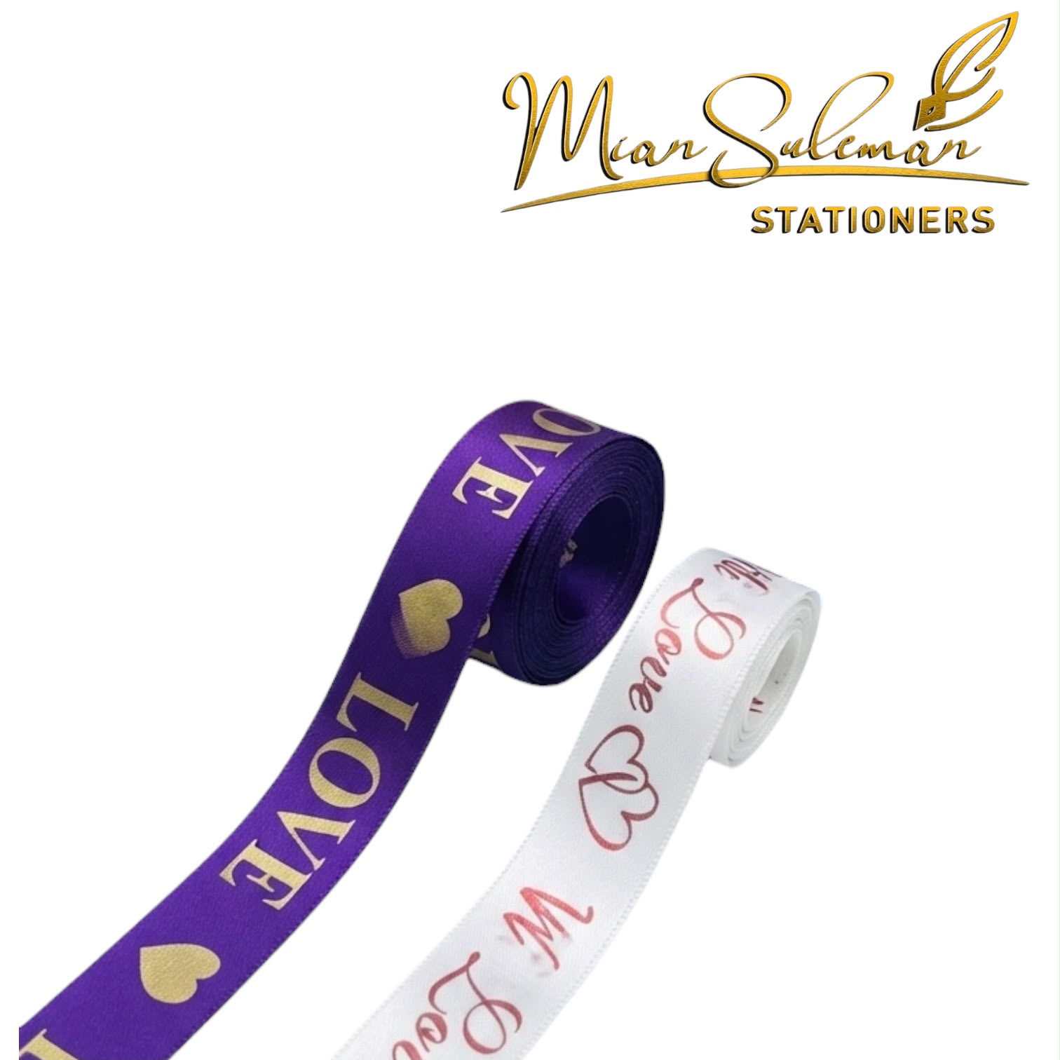 Love Ribbon One inches Roll