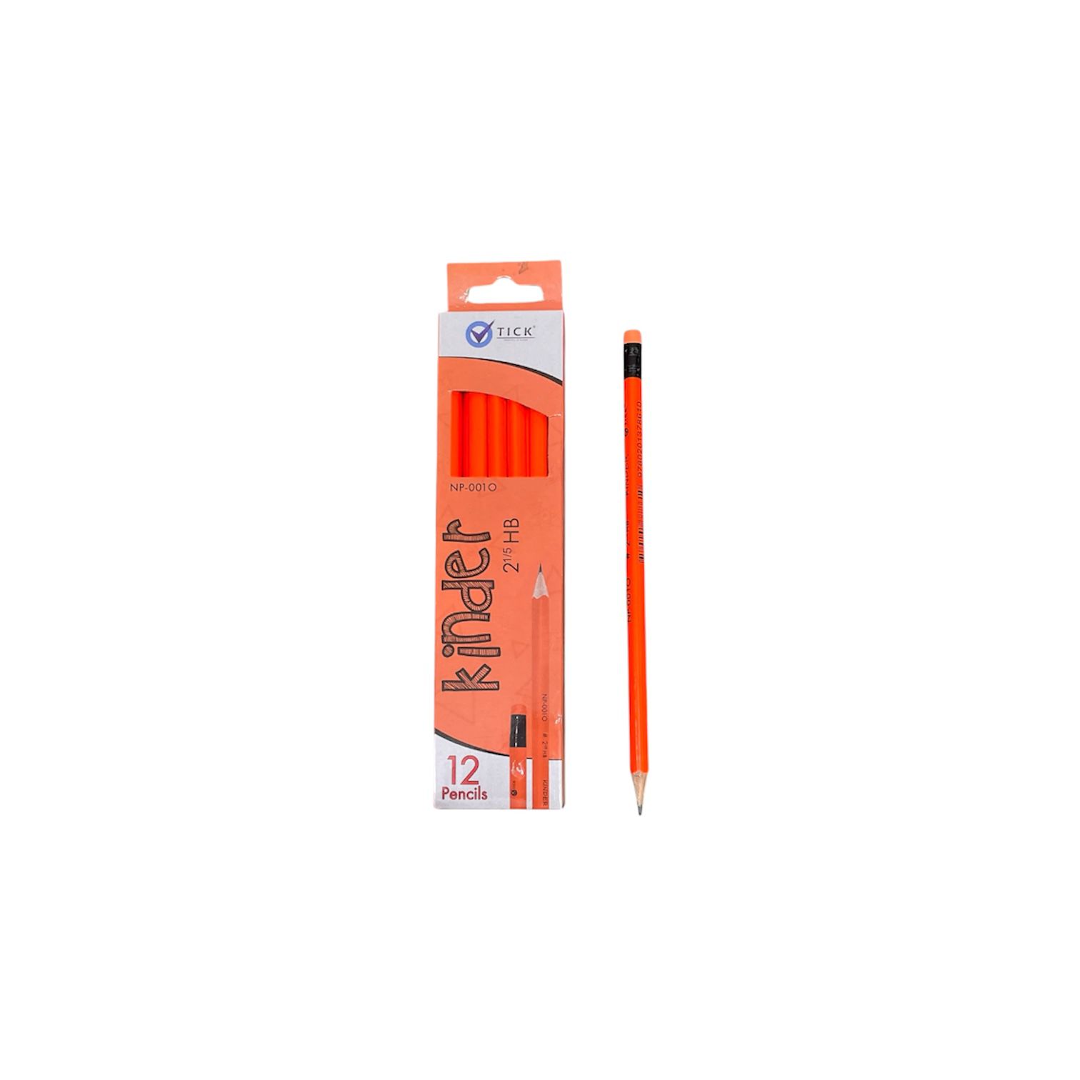 Tick Kinder Pencil Box 12pcs