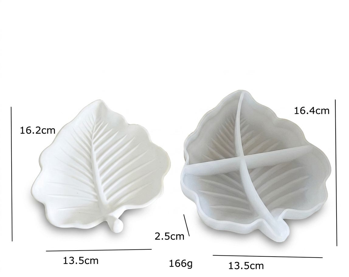 Leaf Shape Tray For Resin & Candle Art