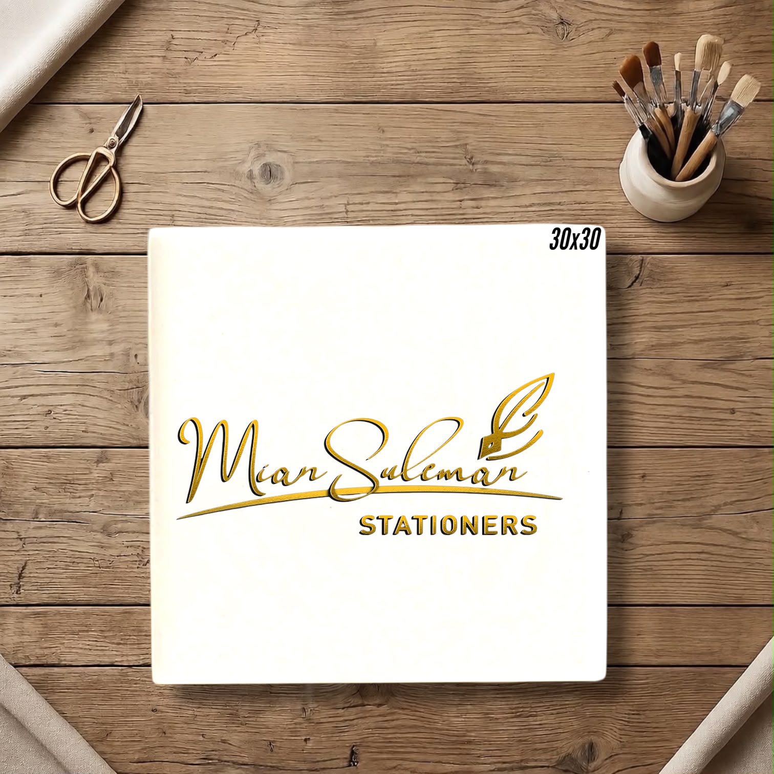 Broad Rectangular Canvas Board Normal Quality 30x30 Inches
