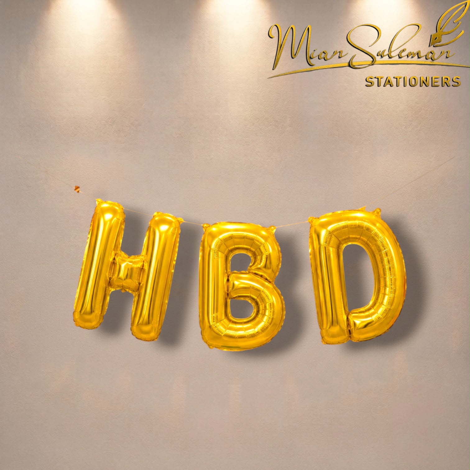 H B D Foil Balloons