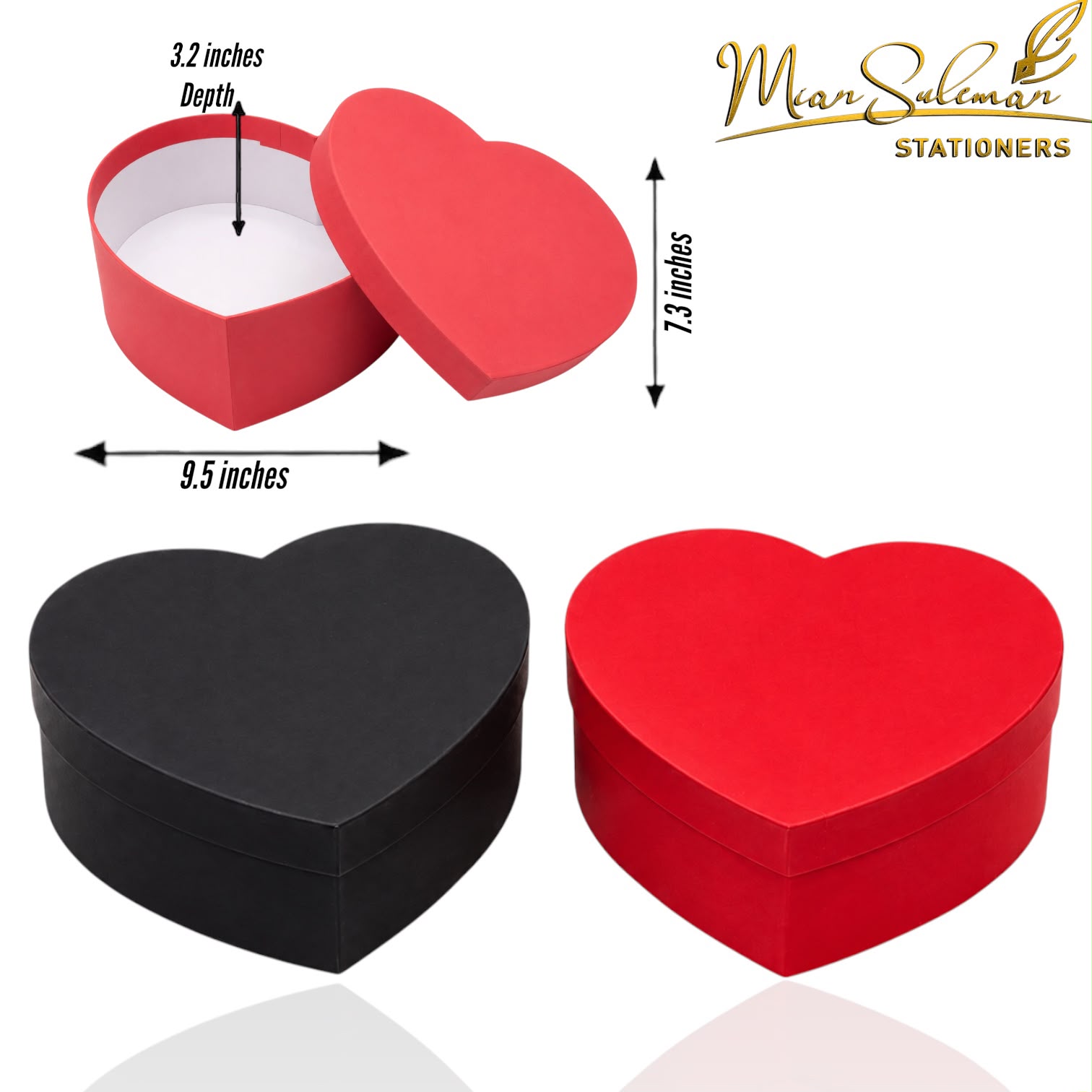 Heart Shaped Premium Quality Gift & Favor Box