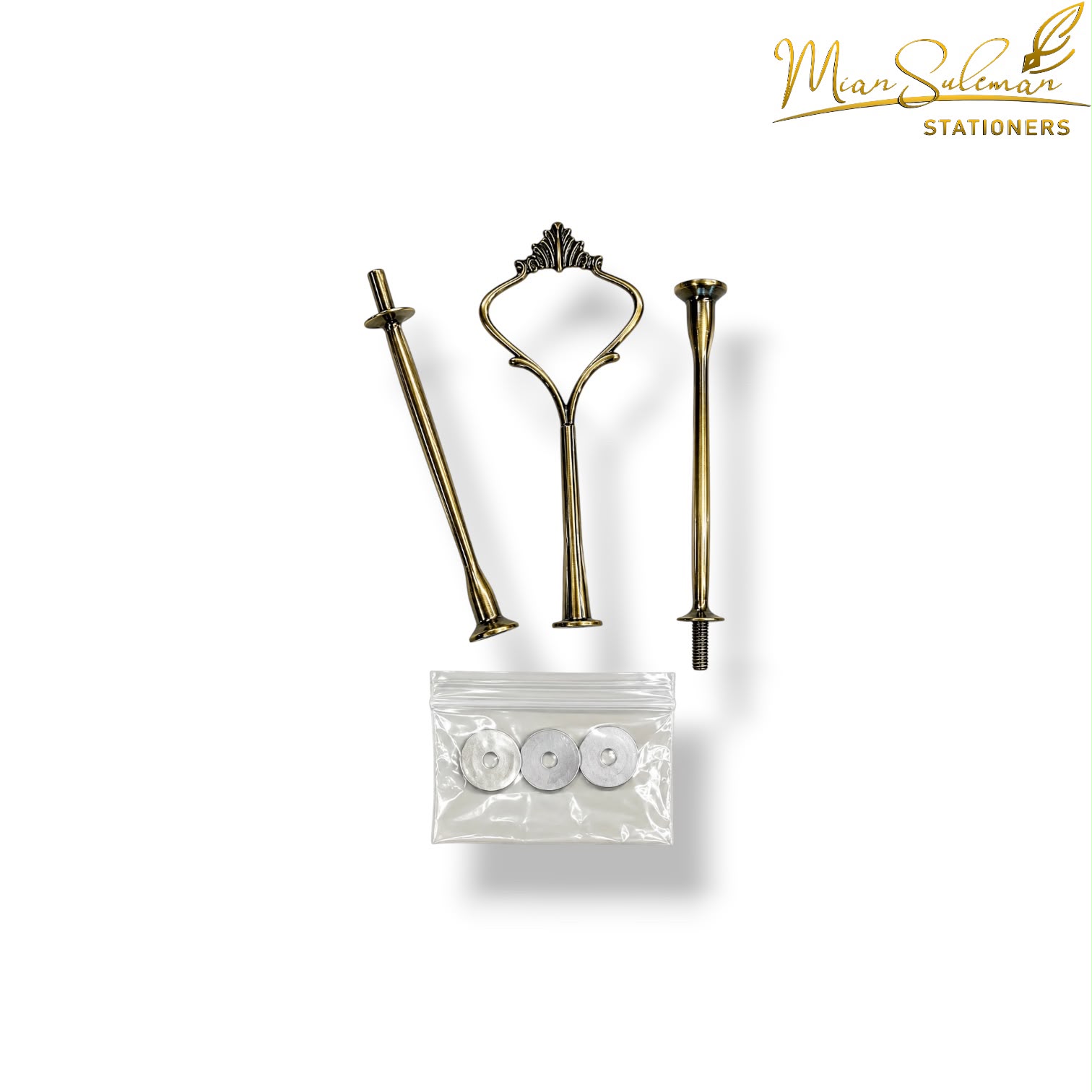 3-Tier Resin Plate Stand Handle Fitting