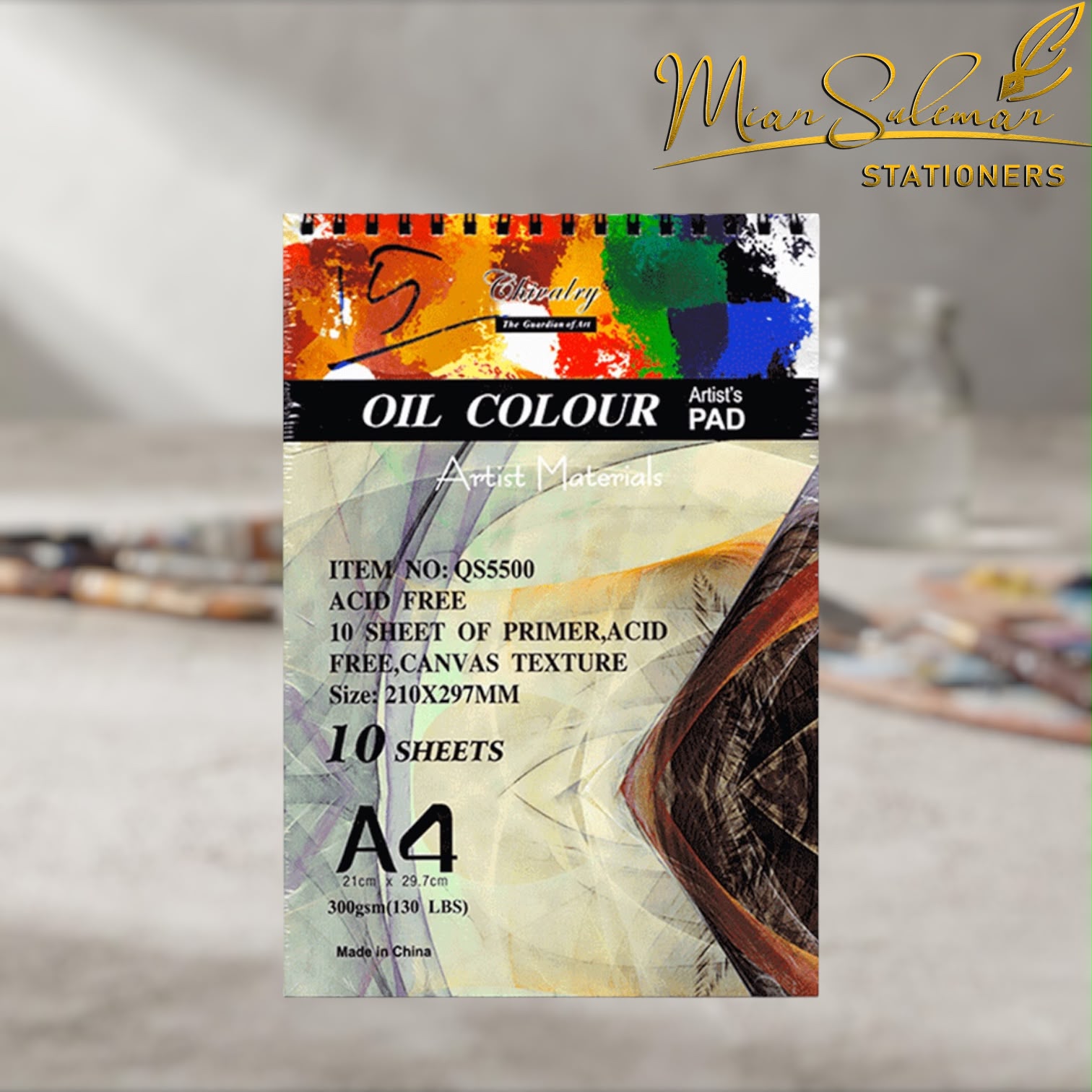 Oil Colour Artist Pad 10 Sheet A4 Size