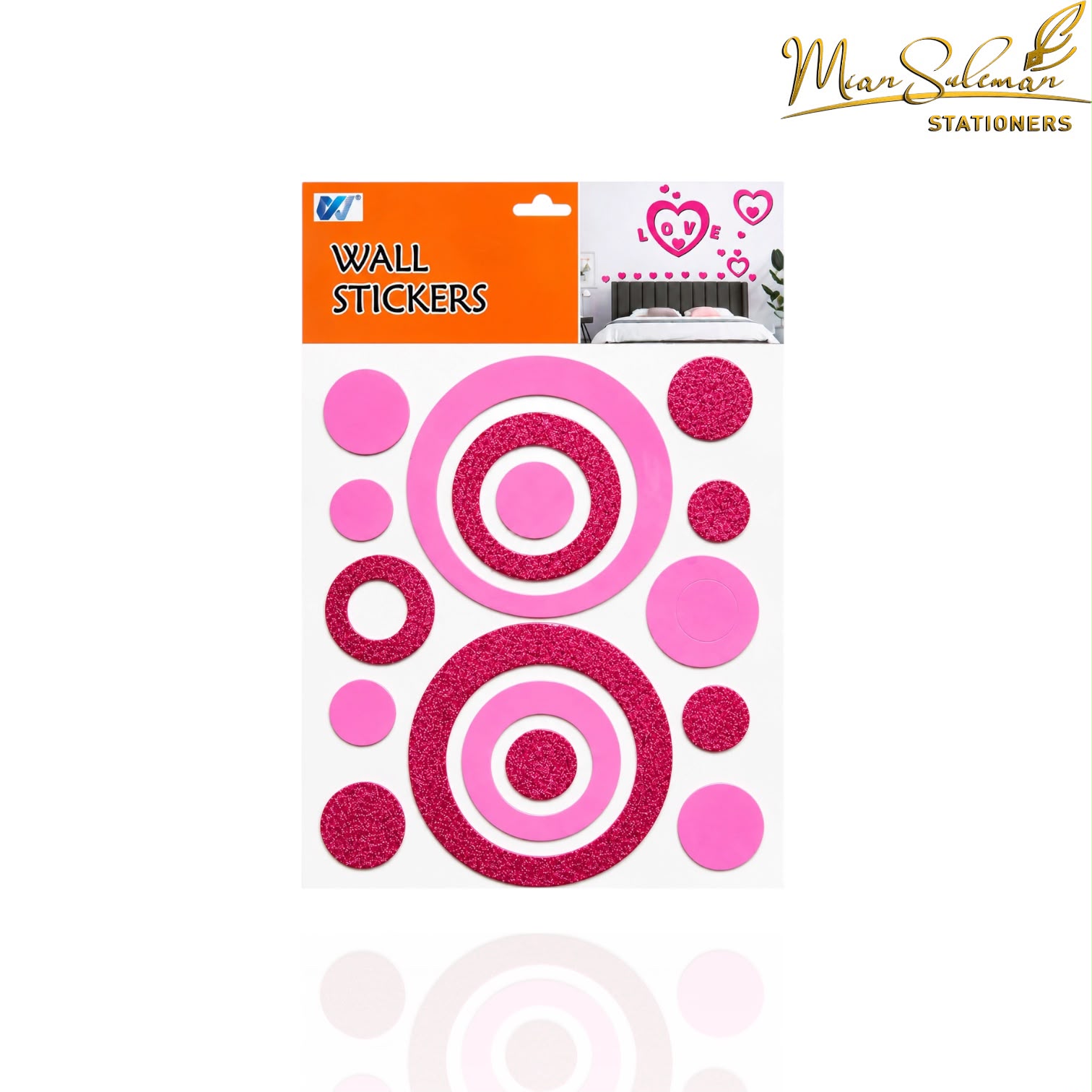 Self Adhesive Circles And Rings Wall Sticker