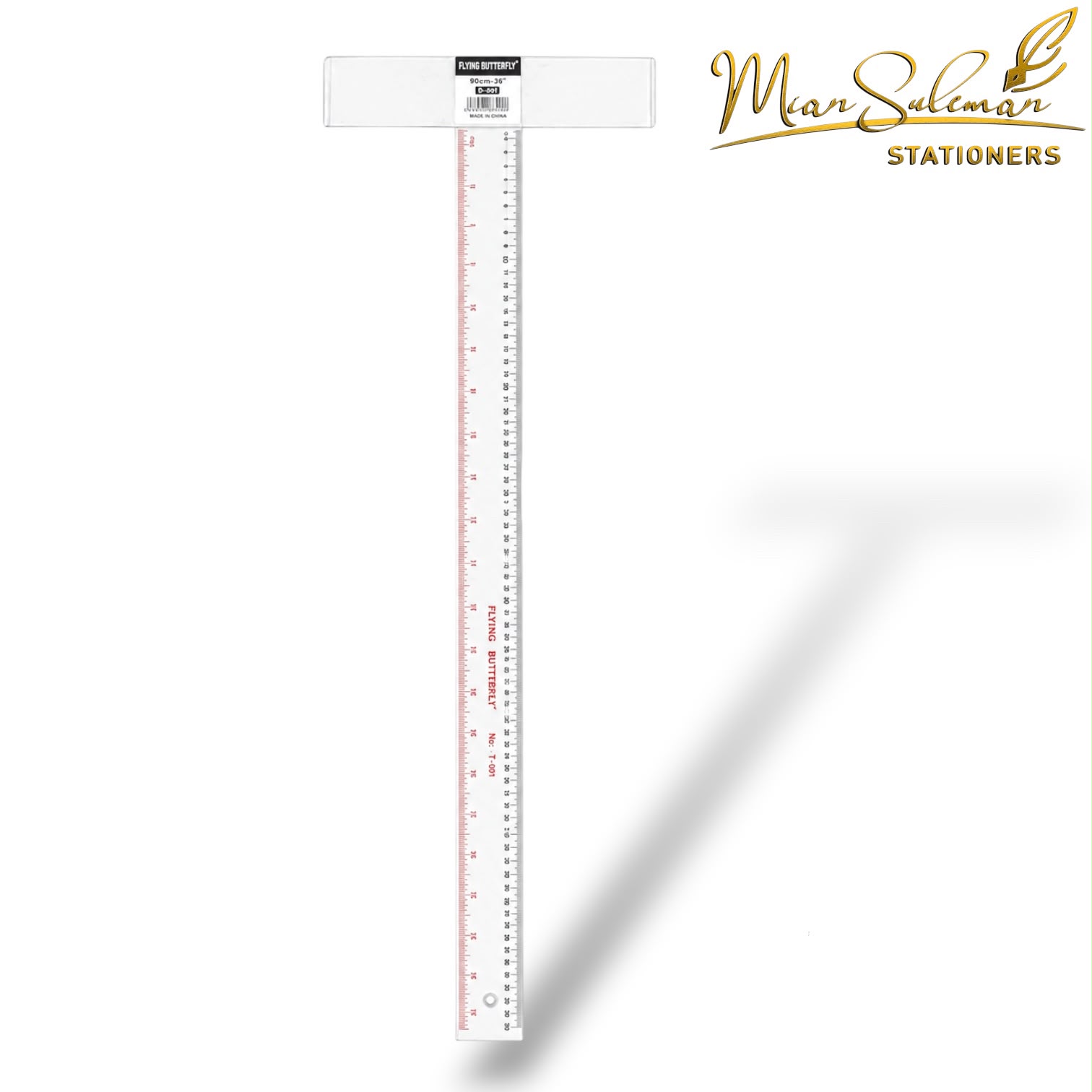 Transparent 90cm T Square Ruler