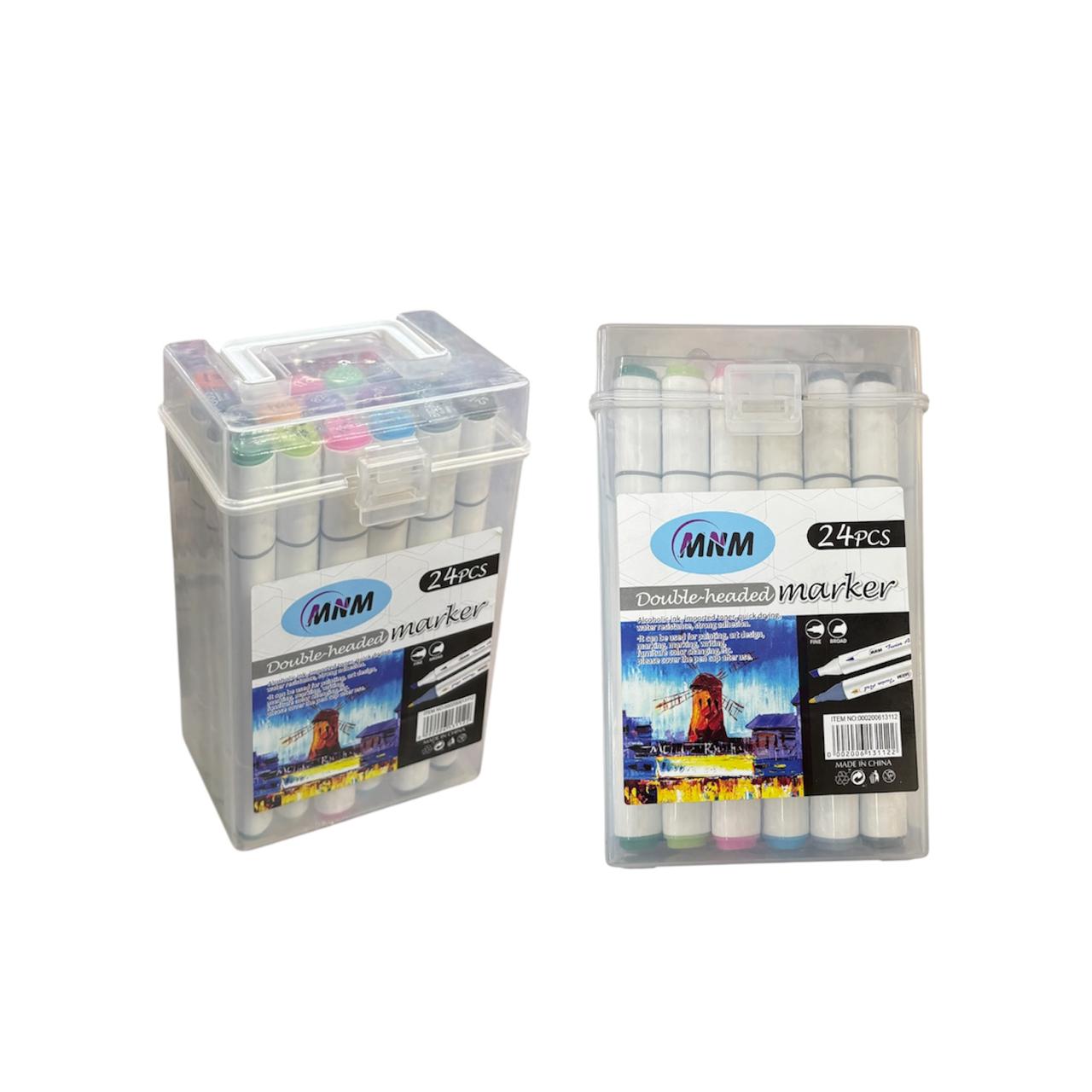 Double headed marker Pack of 24 pcs