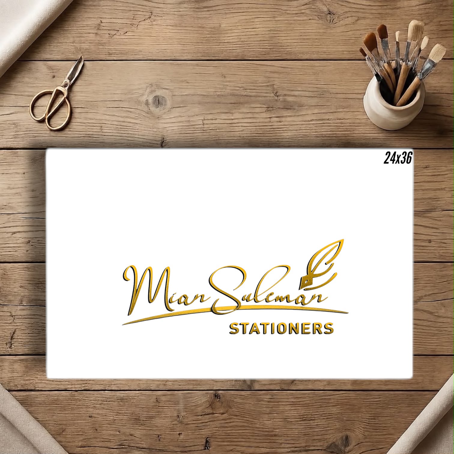 Broad Rectangular Canvas Board Normal Quality 24x36 Inches