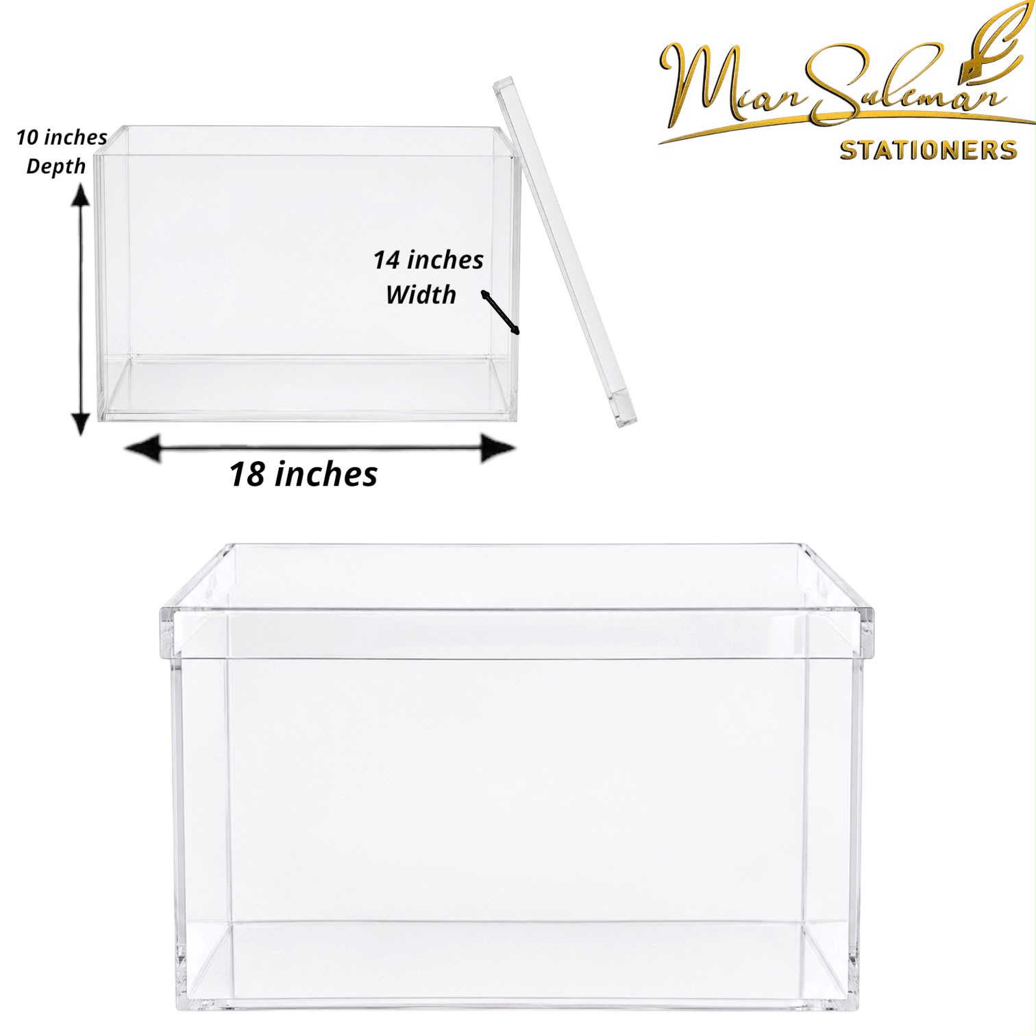 Transparent Premium Acrylic Storage Box