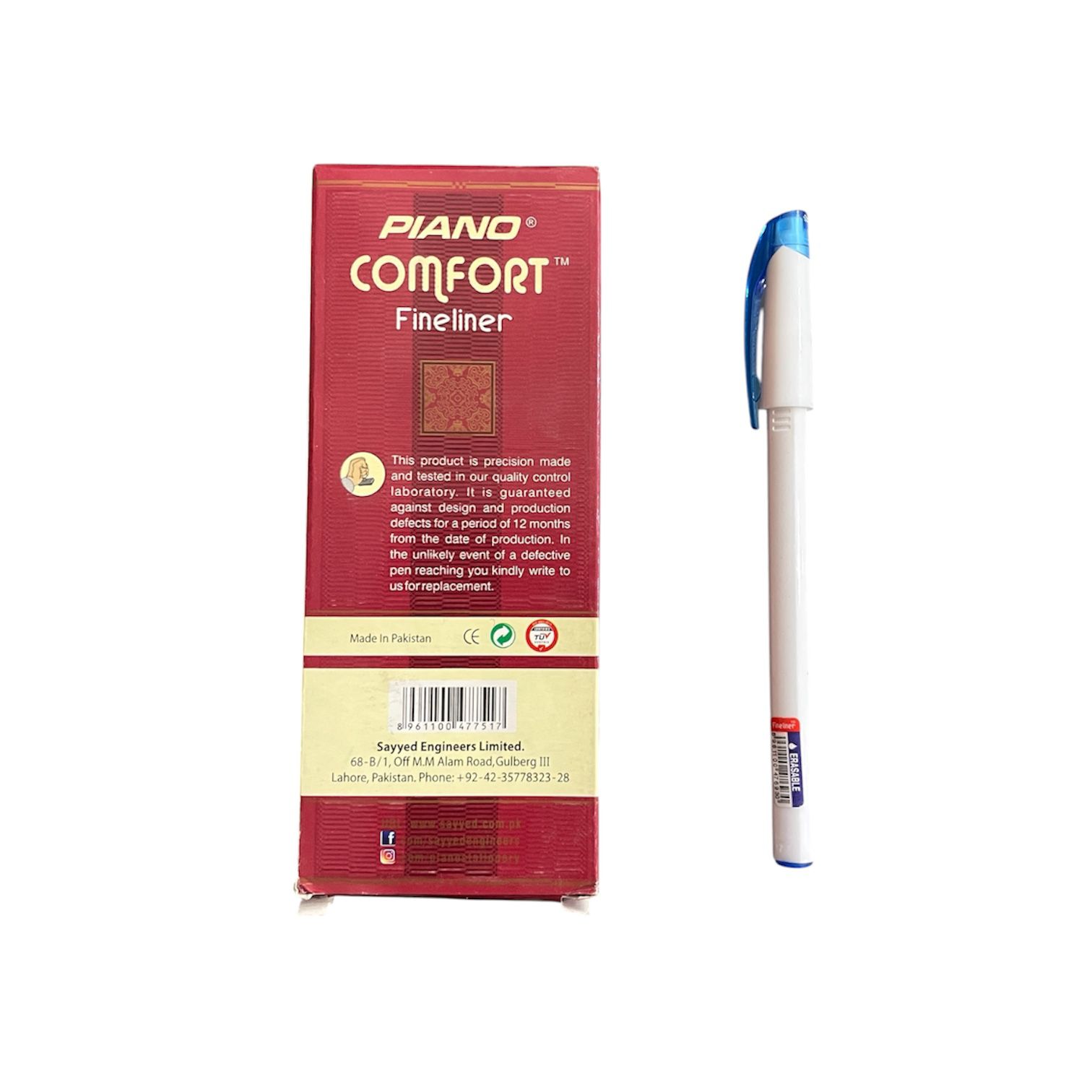 Piano Comfort Fineliner Box