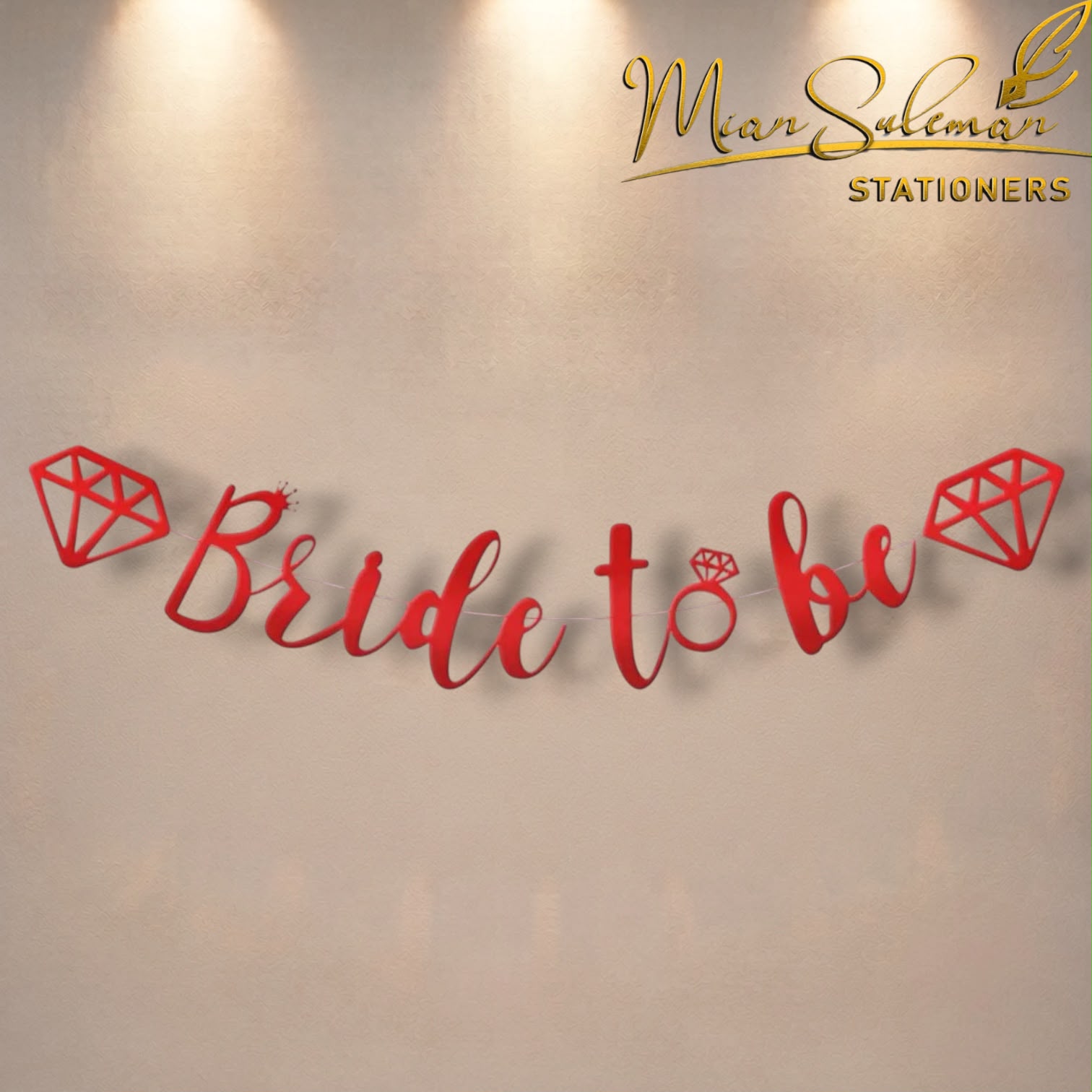 Bride To Be Card Bunting Banner